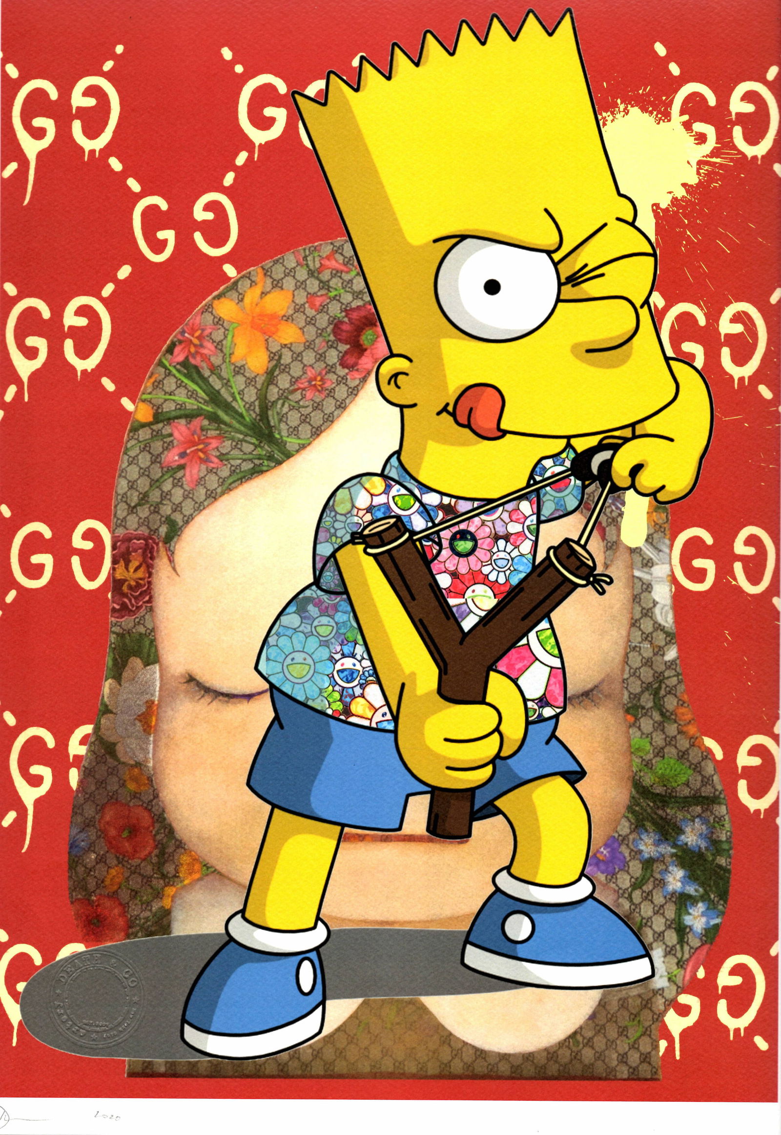 Death NYC Pop Art Graffiti Master Artist Lithography Print W/COA: Death NYC Pop Art Graffiti Master Artist Lithography PrintW/Certificated of Authenticity. This is an Original Limited Edition Hand Signed Lithography Print. New York Death Embossed Seal Stamp. Hand Si