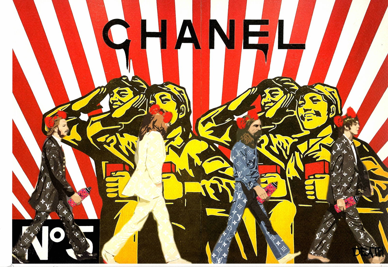 Death NYC Pop Art Graffiti Master Artist Lithography Print W/COA: Death NYC Pop Art Graffiti Master Artist Lithography PrintW/Certificated of Authenticity. This is an Original Limited Edition Hand Signed Lithography Print. New York Death Embossed Seal Stamp. Hand Si