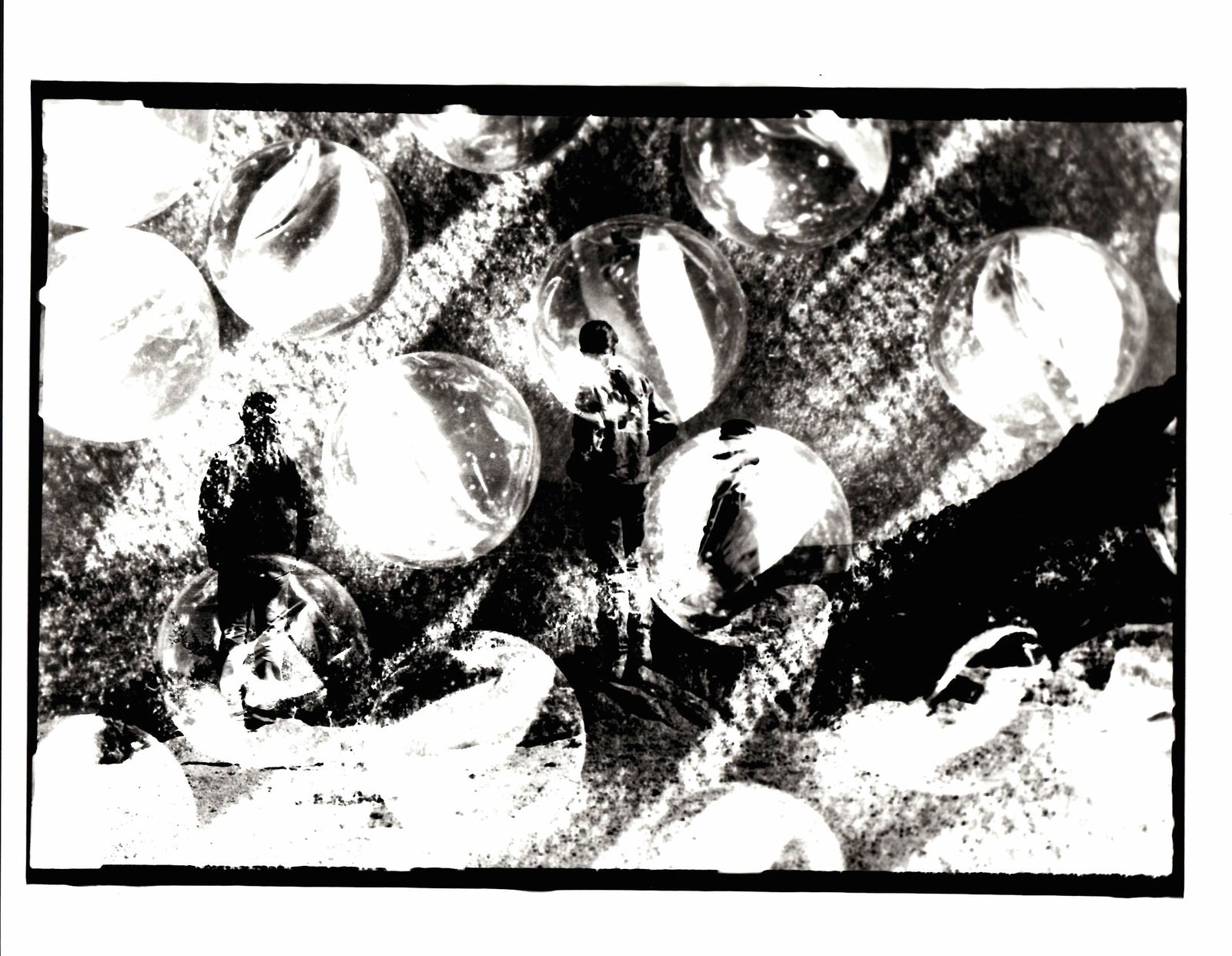 XL Original 1989 B&W Photographic Artistic Photo Effects.P: XL Original 1989 B&W Photographic Artistic Photo Effects.Photography. Provenance: New York-based Photography Collector. Approx Size: 14 x 11 inches. Stamped and signed on reverse. Photo may have bent