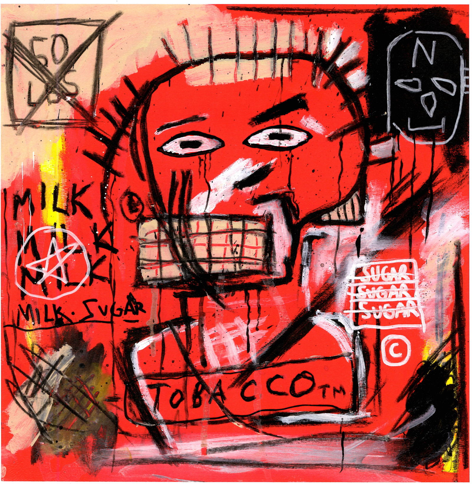 Jean-Michel Basquiat Fine Art Print on Paper: Jean-Michel Basquiat Fine Art Print on Paper.Print Paper Size: 12 x 8 1/2 Inches. Embossed Stamp. Cardstock Paper.Good Condition. We pack & Ship for you. We take care of the shipping services in house