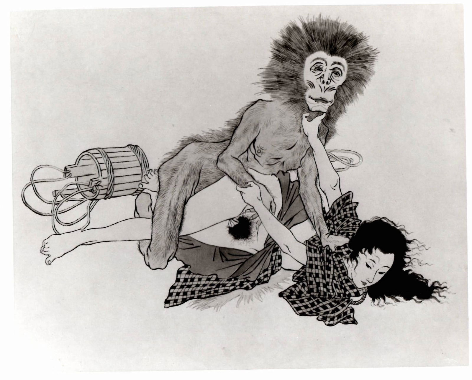 Seduction Nude & Erotic Art Photography: Seduction Nude & Erotic Art Photography Subject: Nudes & Erotic Print SILVER GELATIN PRINT SIZE:8 X 10" ACTUAL CONDTION:VINTAGE-It may have scratches, pencil or pen marks, etc.VPROVENANCE: New York-Ba