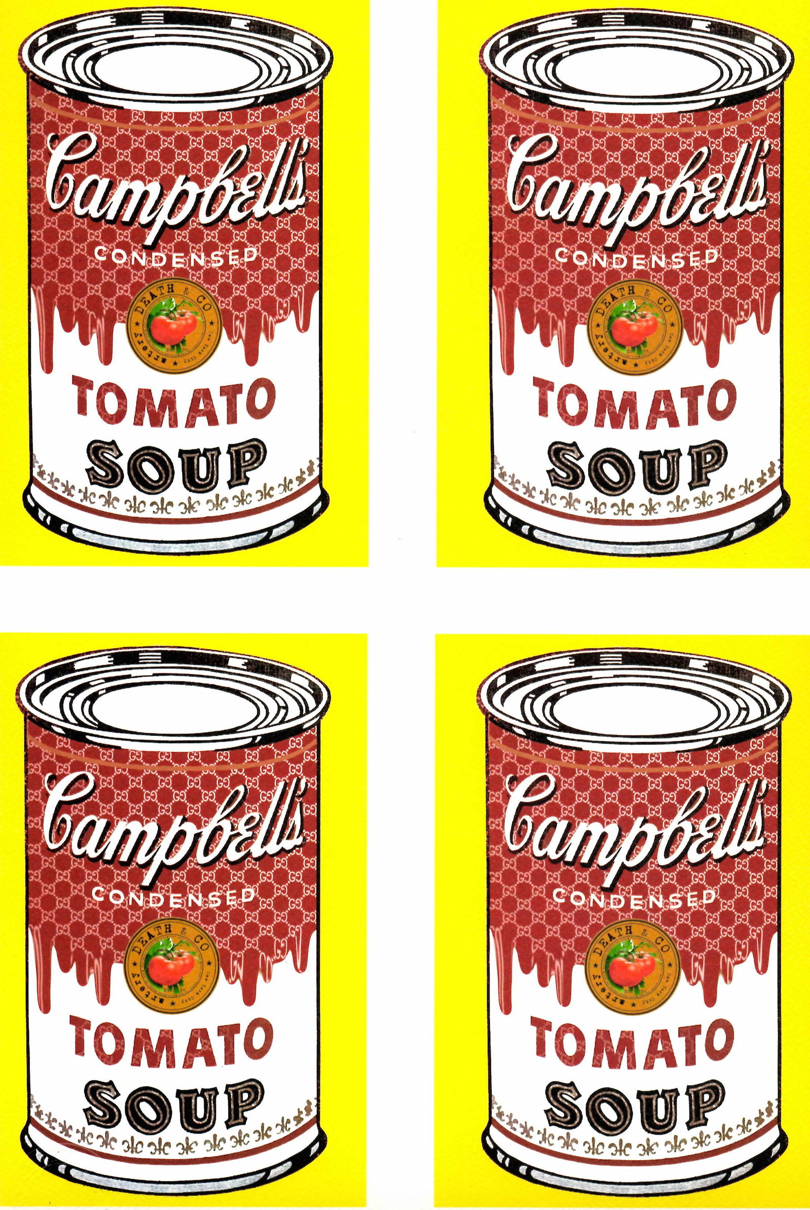 Pop Art Lithograph Art Print Warhol Tomato Soup: Pop Art Lithograph Art Print Warhol Tomato Soup White border all around. Paper Size:11 3/4 x 16 1/2 inches. See photos.