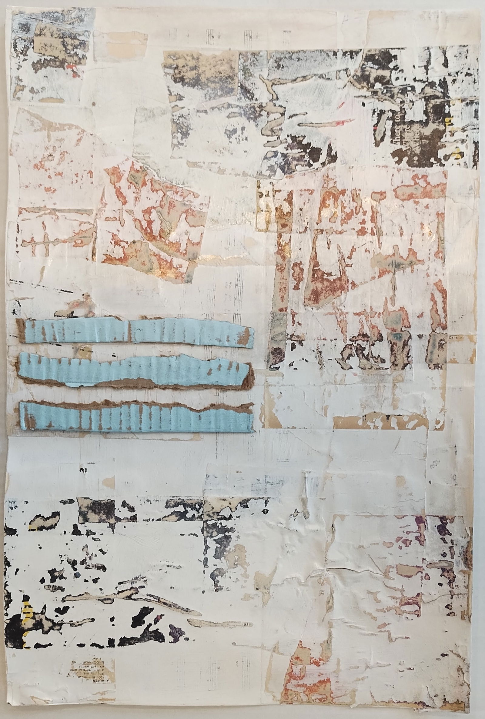 Abstract Painting, Mixed Media Collages on Paper: Abstract Painting, Mixed Media Collages on Paper.Stamped on Reverse Painting Size: 18 x 24 inches.We pack & Ship for you. We take care of the shipping services in house.