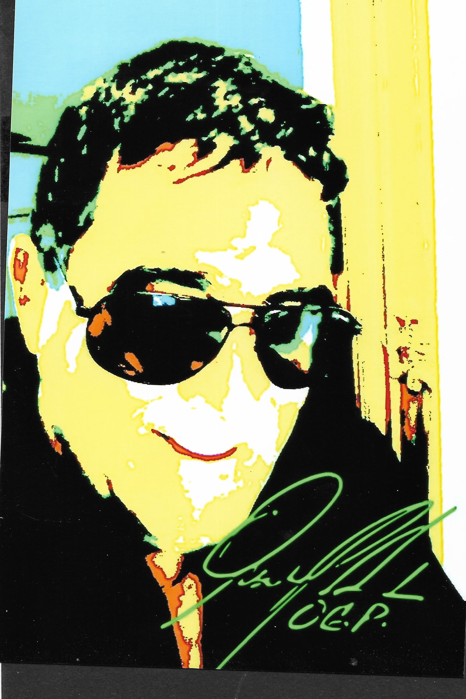 Modern Pop Art Print. Thick Paper White Border: Modern Pop Art Print. Thick Paper White Border. Thick Paper White Border. Paper Size:11 3/4 x 17 inches.See photos. Embossed Stamp. Good Condition. We pack & Ship for you. We take care of the shipping