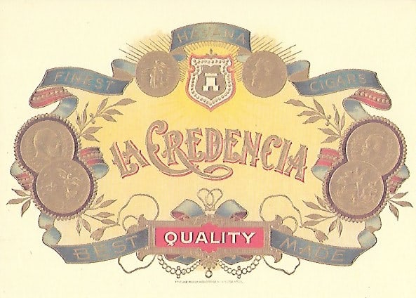 Cigar Label Collectible Postcard: Cigar Label Collectible Postcard. Size: 6 x 4 inches