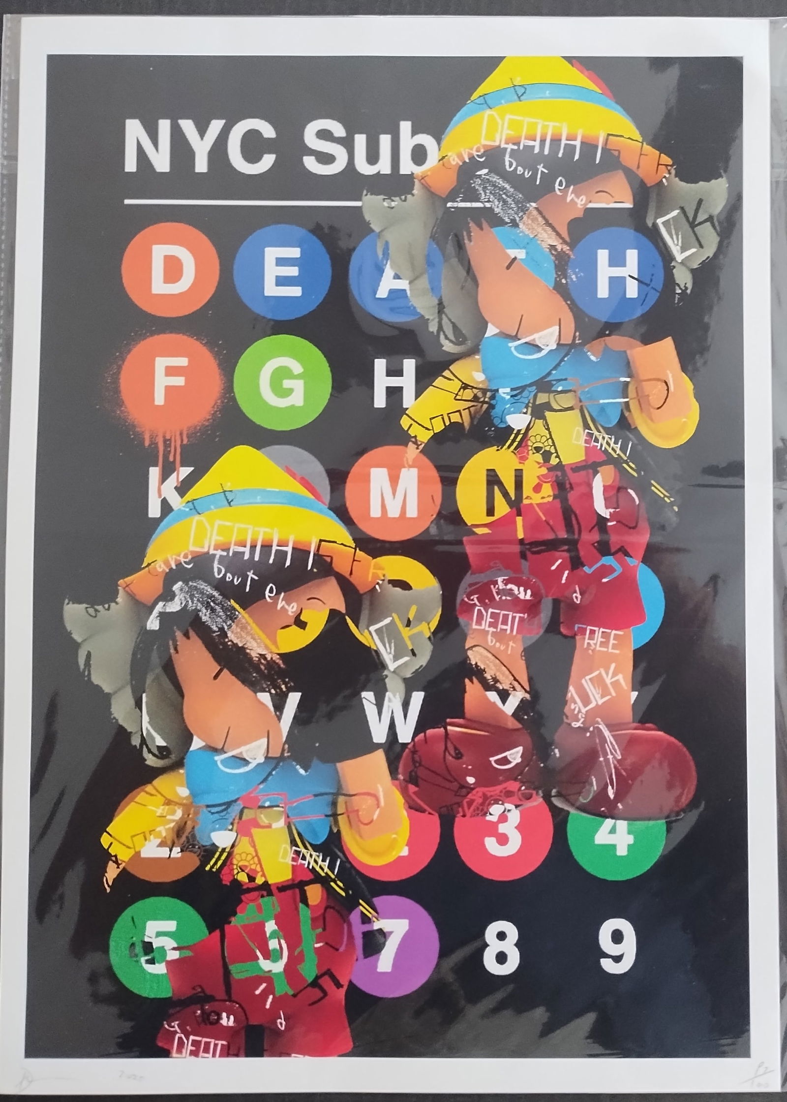 Large Pop Art Lithograph Print W/COA and Seal of Authenticity: Large Pop Art Lithograph Print W/COA and Seal of Authenticity. Size: 12 1/2 x 17 1/2 Inches. Excellent Condition.SEE PHOTOS as part of the description. Good condition. We pack & Ship for you. We take