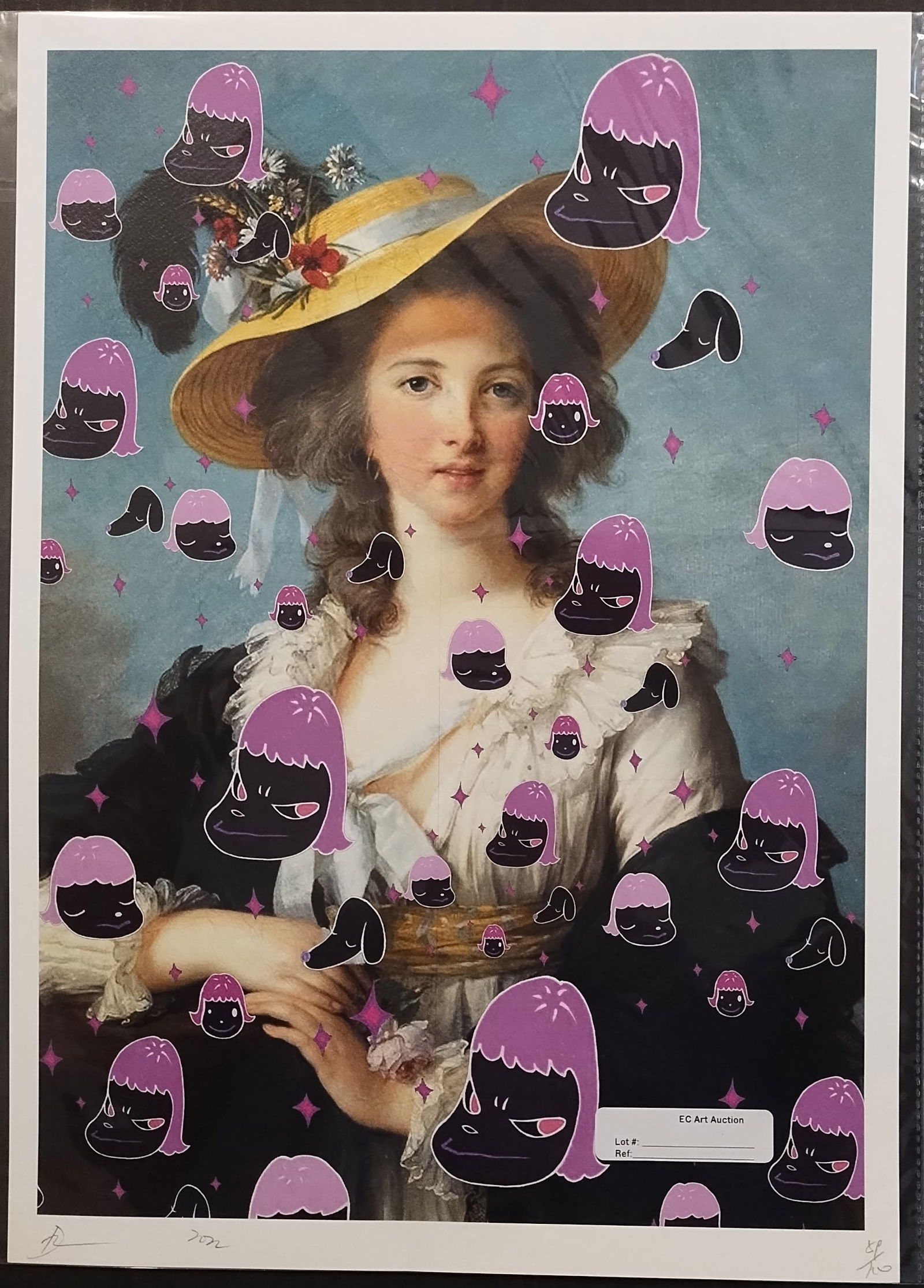 Large Pop Art Lithograph Print W/COA and Seal of Authenticity: Large Pop Art Lithograph Print W/COA and Seal of Authenticity. Size: 12 1/2 x 17 1/2 Inches. Excellent Condition.SEE PHOTOS as part of the description. Good condition. We pack & Ship for you. We take