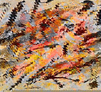 Vintage Abstract Canvas Signed L.Krasner, Modern Art: Vintage Abstract Canvas Signed L.Krasner, Modern Art. Approx Painting: 21 1/2 x 19 1/2 inches. See Photos as part of the description. Sold in the style of, After. Good vintage condition . We pack & Sh