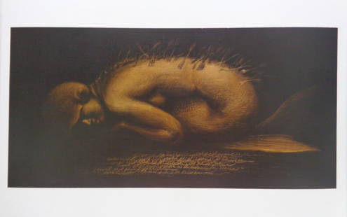 Original Roberto Fabelo Lithograph on Thick Paper: Original Roberto Fabelo Lithograph on Thick Paper - SIZE: 13 1/2 X 9 1/2inches. Good Condition. See photos. We pack & Ship for you. We take care of the shipping services in house.