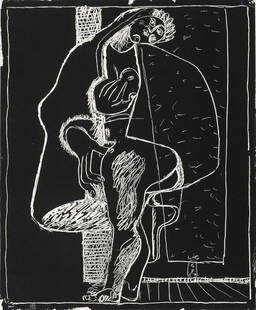 Le Corbusier Lithograph Print. (Little Confidences): Le Corbusier Lithograph Print. (Little Confidences) .Approx Size:14 x 12 inches.High quality heavy weight waterproof art paper.white border around the image. We pack & Ship for you, We take care of th