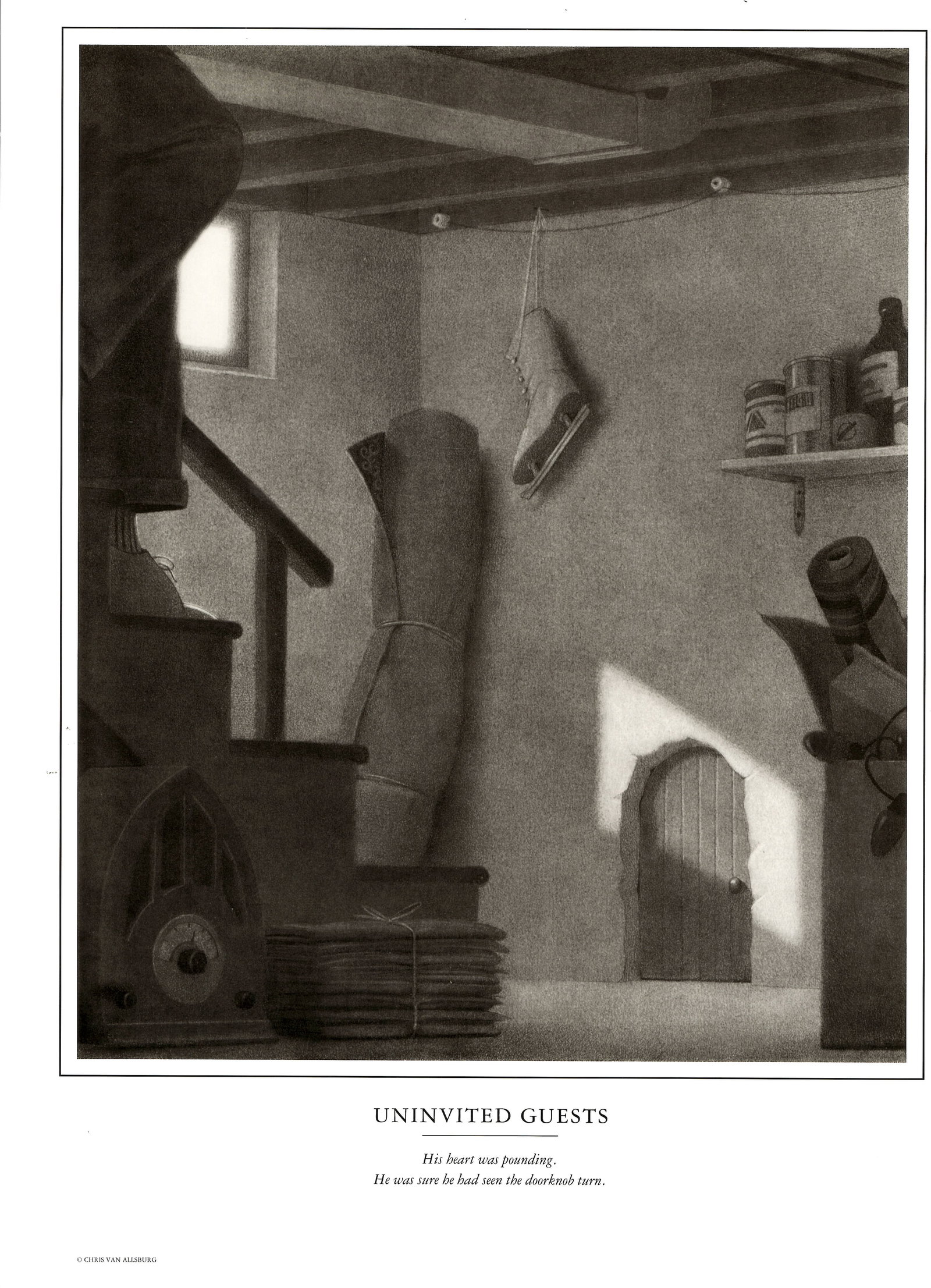 Original Print.A Strange Day in July by the American author Chris Van Allsburg: Original Print.A Strange Day in July by the American author Chris Van Allsburg.Approx Size: 16 x 12 inches. . Good condition. See photos. We pack & Ship for you. We take care of the shipping services 