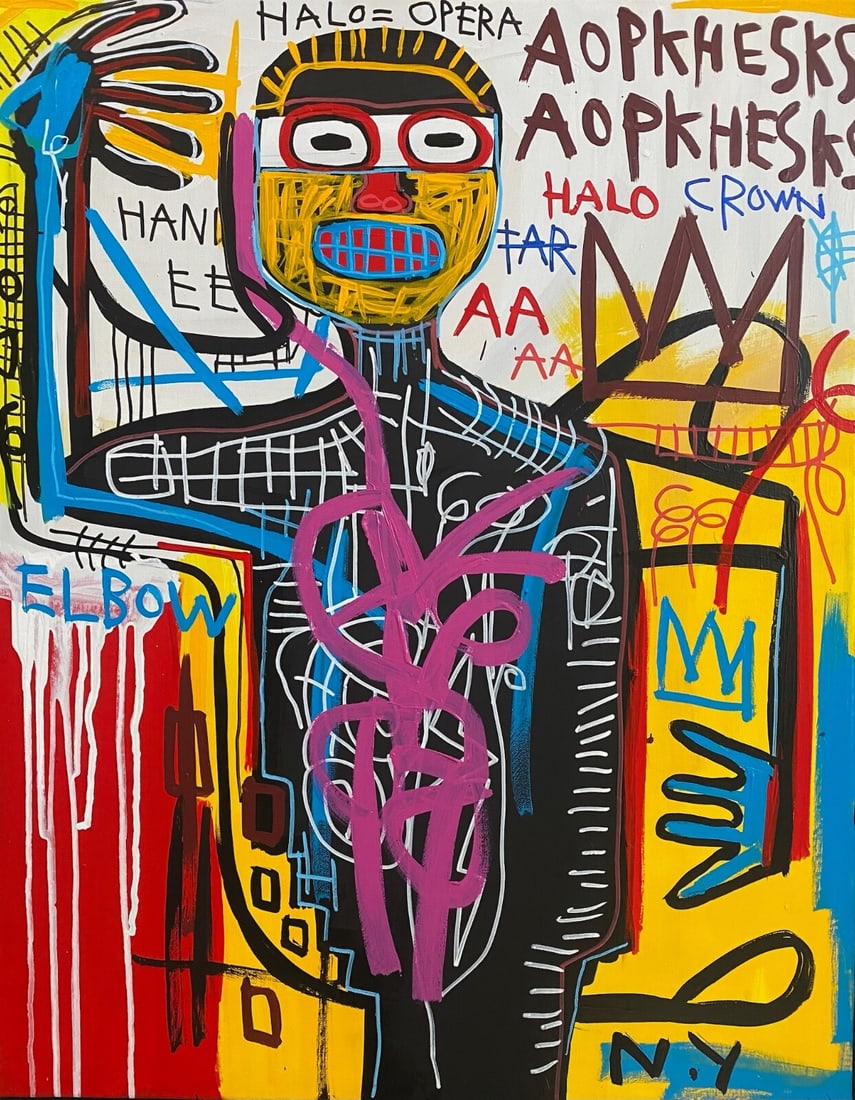 Jean Michel Basquiat (after) Eyes And Eggs