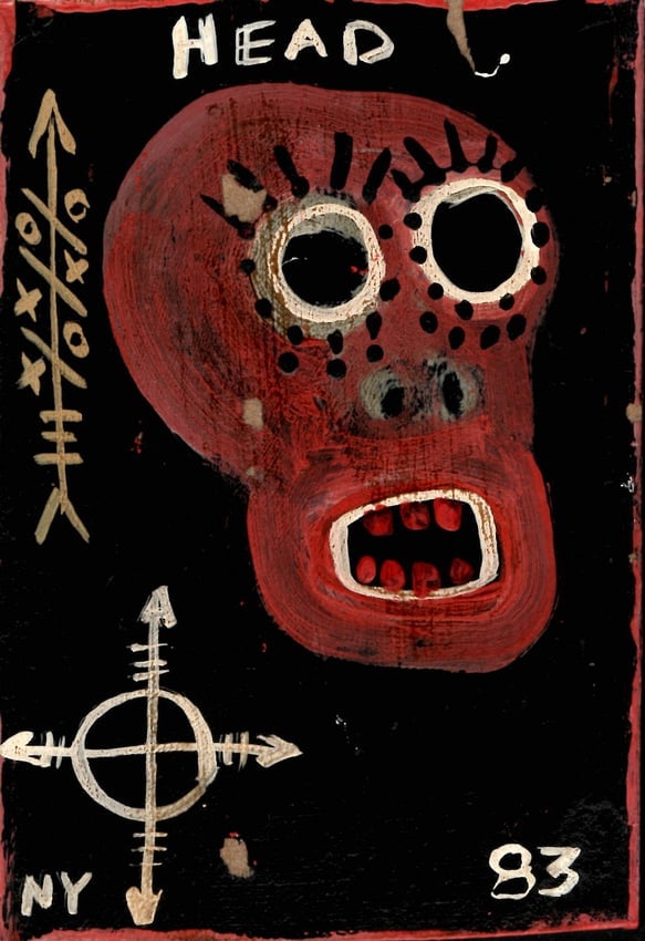 JMB SIGNED - SAMO -  Painting Signed on Reverse (1 of 2)