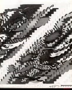 1954 Photo Painting "Nature Morte" by Fernand Leger: 1954 Photo Painting "Nature Morte" by Fernand Leger Approx Size: 10 x 8 1/4 inches. Photo may have bent corners or damaged. Please look at the photos carefully. Good Condition See Photos.We pack & Shi