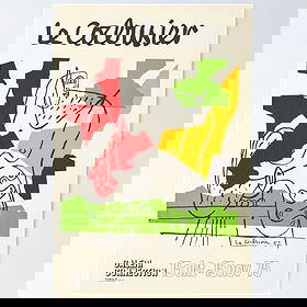 Le Corbusier Lithograph Print (Exhibition 1952). Abstract, Modernism: Le Corbusier Lithograph Print (Exhibition 1963). Abstract, Modernism Approx Size:15.6 x 23.4 inches. We pack & Ship for you, We take care of the shipping services in house .