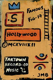 JMB - Hollywood Fig 17 SAMO Portfolio Collection Painting: JMB - Hollywood Fig 17 SAMO Portfolio Collection Painting, Signed Front and Reverse. Size: 4 x 6 inches. Jean-Michel Basquiat was born on December 22, 1960, in Brooklyn, New York. He first attracted a