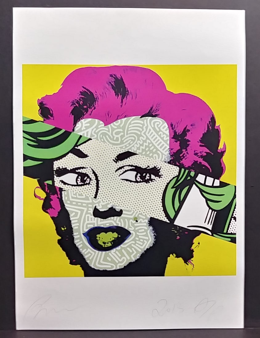 Pop Art Lithograph Print W/Certificated of Authenticity: Pop Art Lithograph Print W/Certificated of Authenticity. Size: 12 1/2 x 17 1/2 Inches. Excellent Condition. See photos.