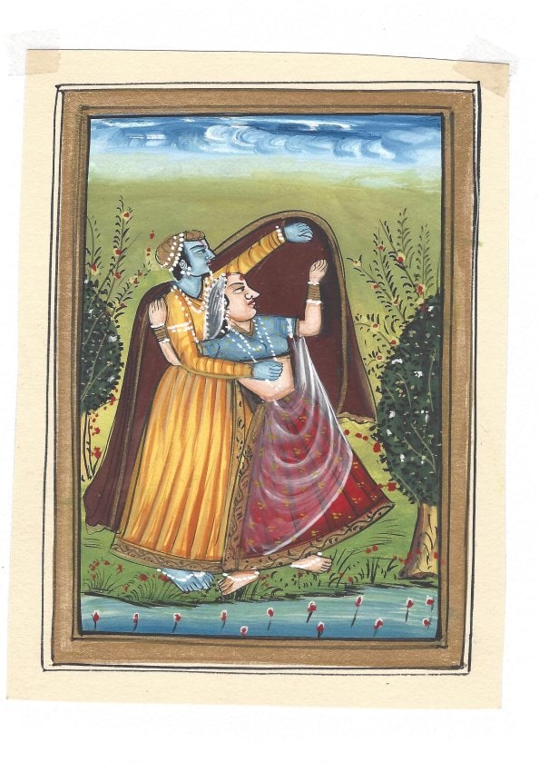 Persian Maharajah Romantic Illuminate Painting: Persian Maharajah Hunting Illuminate Painting. Approx Size: Art Work: 7 x 5 inches Pictures are as accurate as possible, however color may look different on each monitor. Good Condition. See photo. We