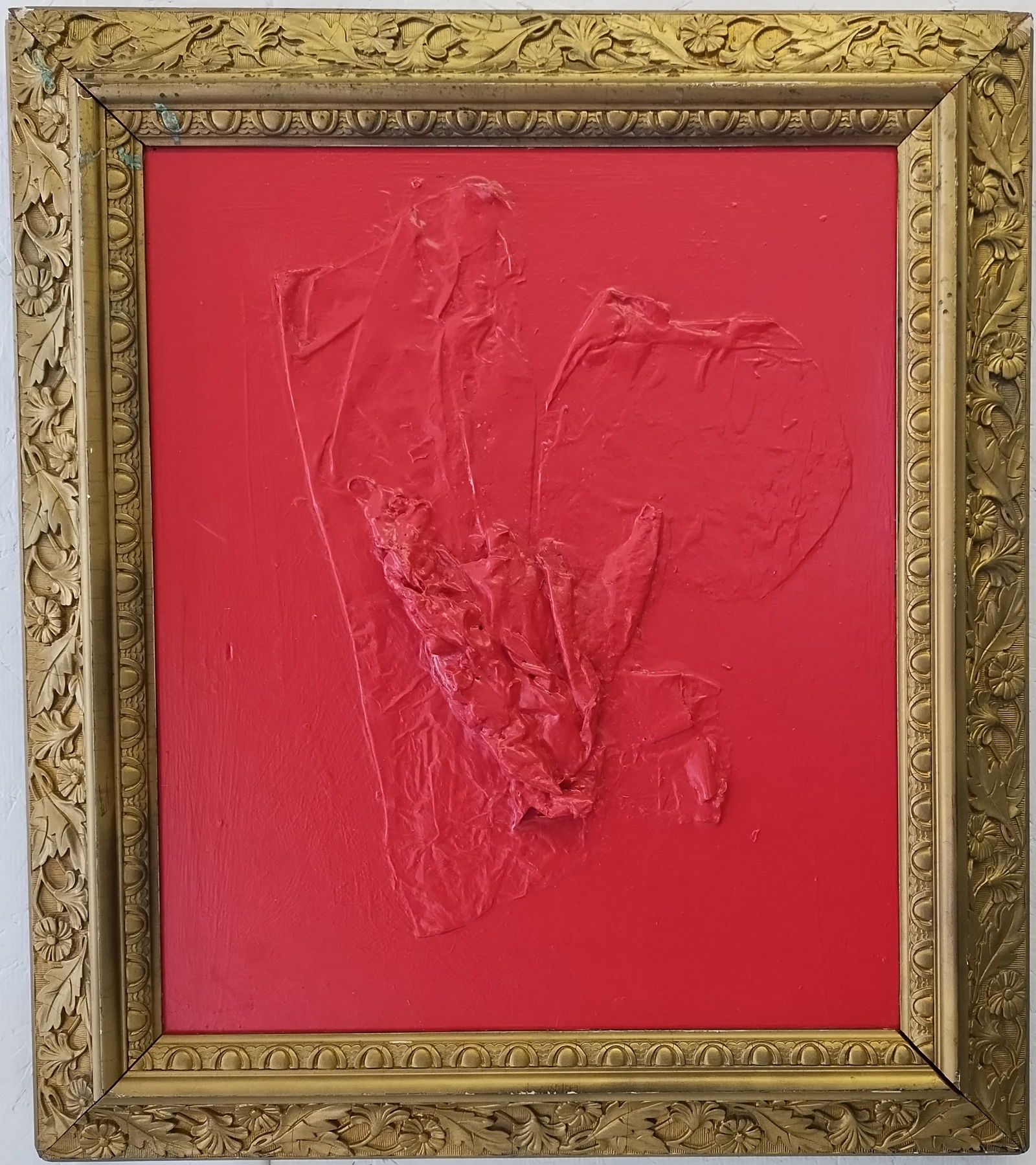 Alberto Burri, (Italian, 1915-95) Mixed Media on Masonite Abstract Composition: Alberto Burri, (Italian, 1915-95) Mixed Media on Masonite Abstract Composition. inscribed Burri on the backside. Postwar Italian Master. Approx Painting: 18 x 21 1/2 Approx Frame: 24 1/2 x 27 1/2 x 2