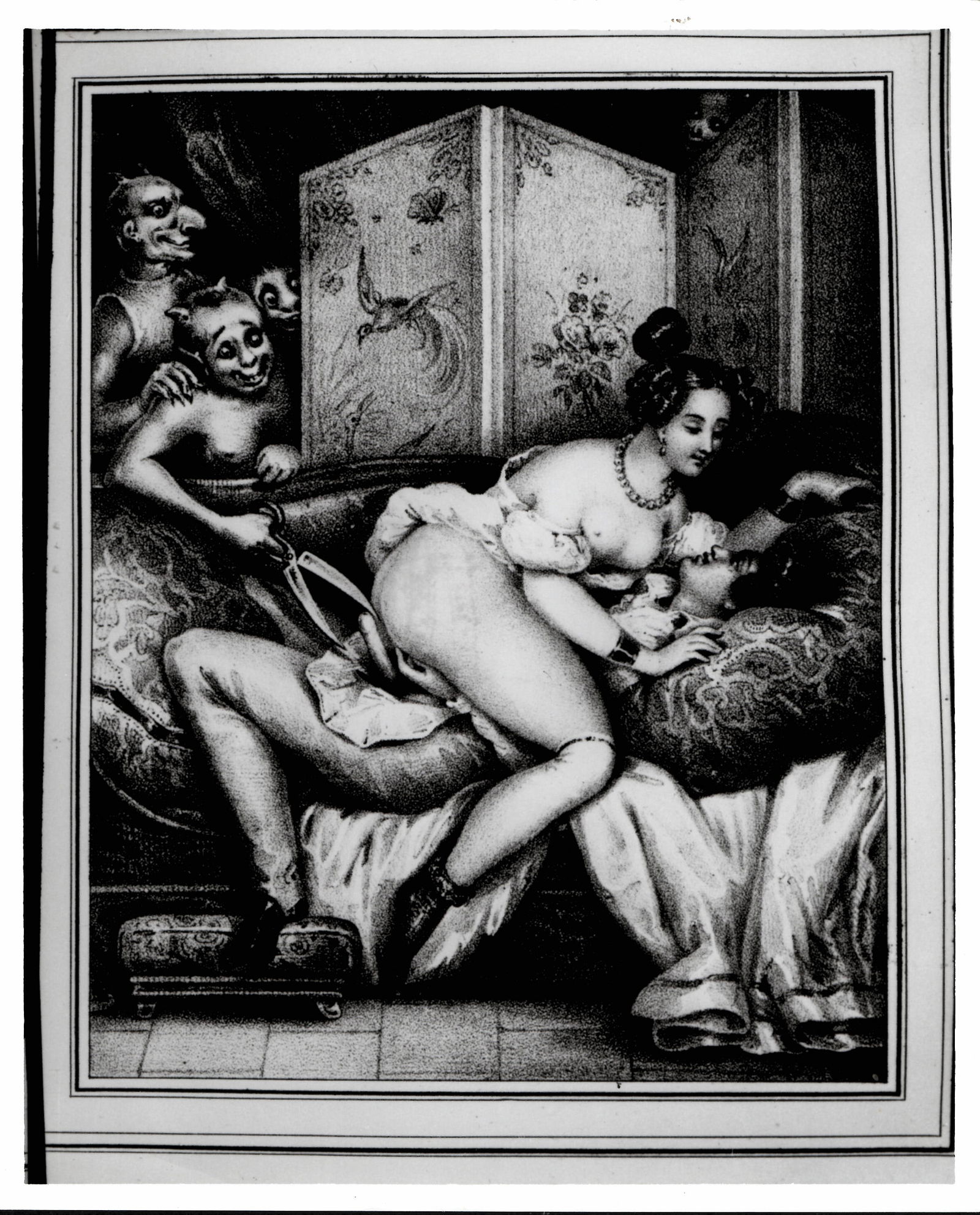 Achille Deveria Seduction Nude & Erotic Art Photography: Seduction Nude & Erotic Art Photography Achille Deveria:A Satanic Moment Erotic History .Photography Print Size:10 x 8 inches: Unearthing A Strange, Satanic Moment In Vintage Erotica Revisiting that t