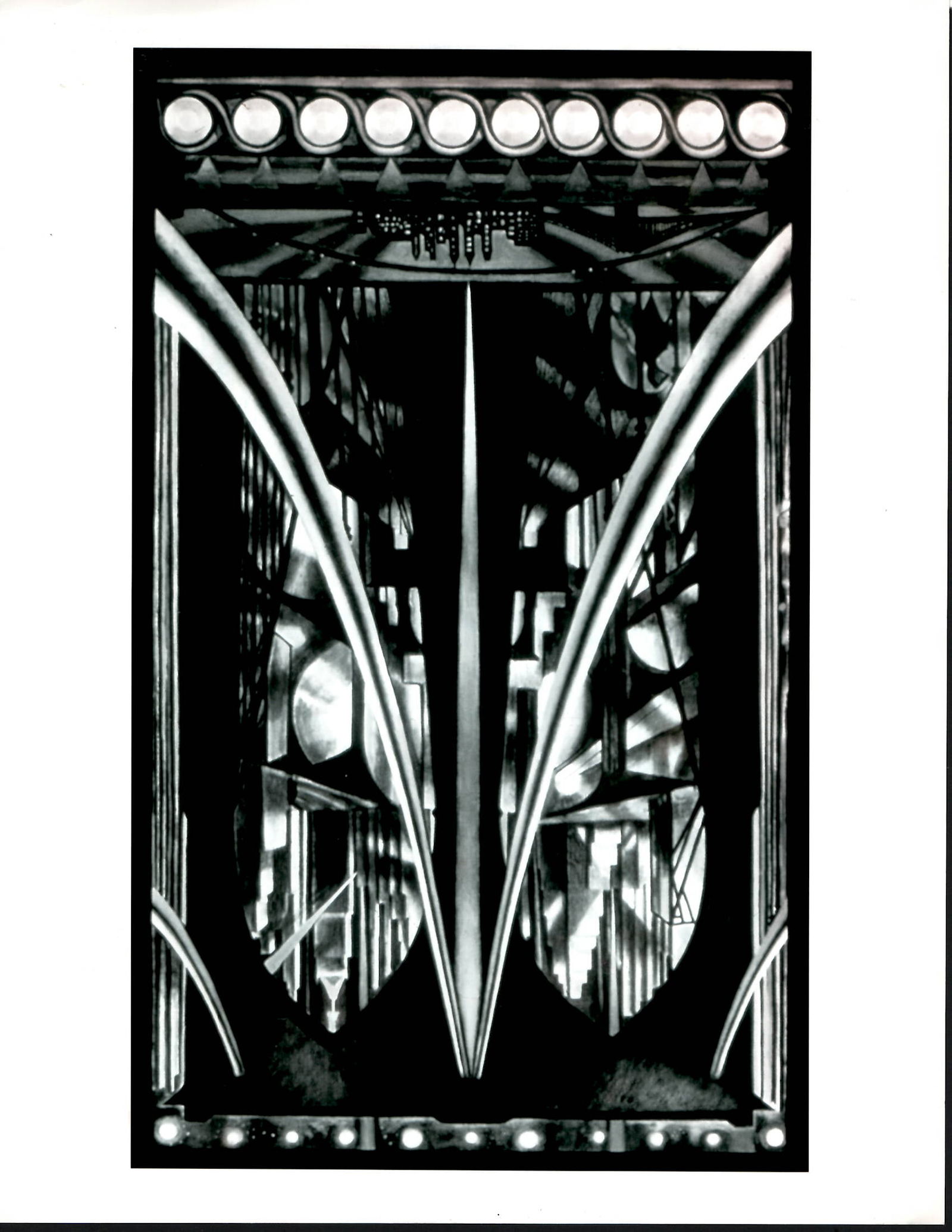 1994 Photo The Brooklyn Bridge 1939 Painting By Joseph: 1994 Photo The Brooklyn Bridge 1939 Painting By Joseph Stella Photo size:8 x 10 inches Provenance: New York-Based Photography Collector & Curator -Collection of Rare Photographs. Photo may have bent c