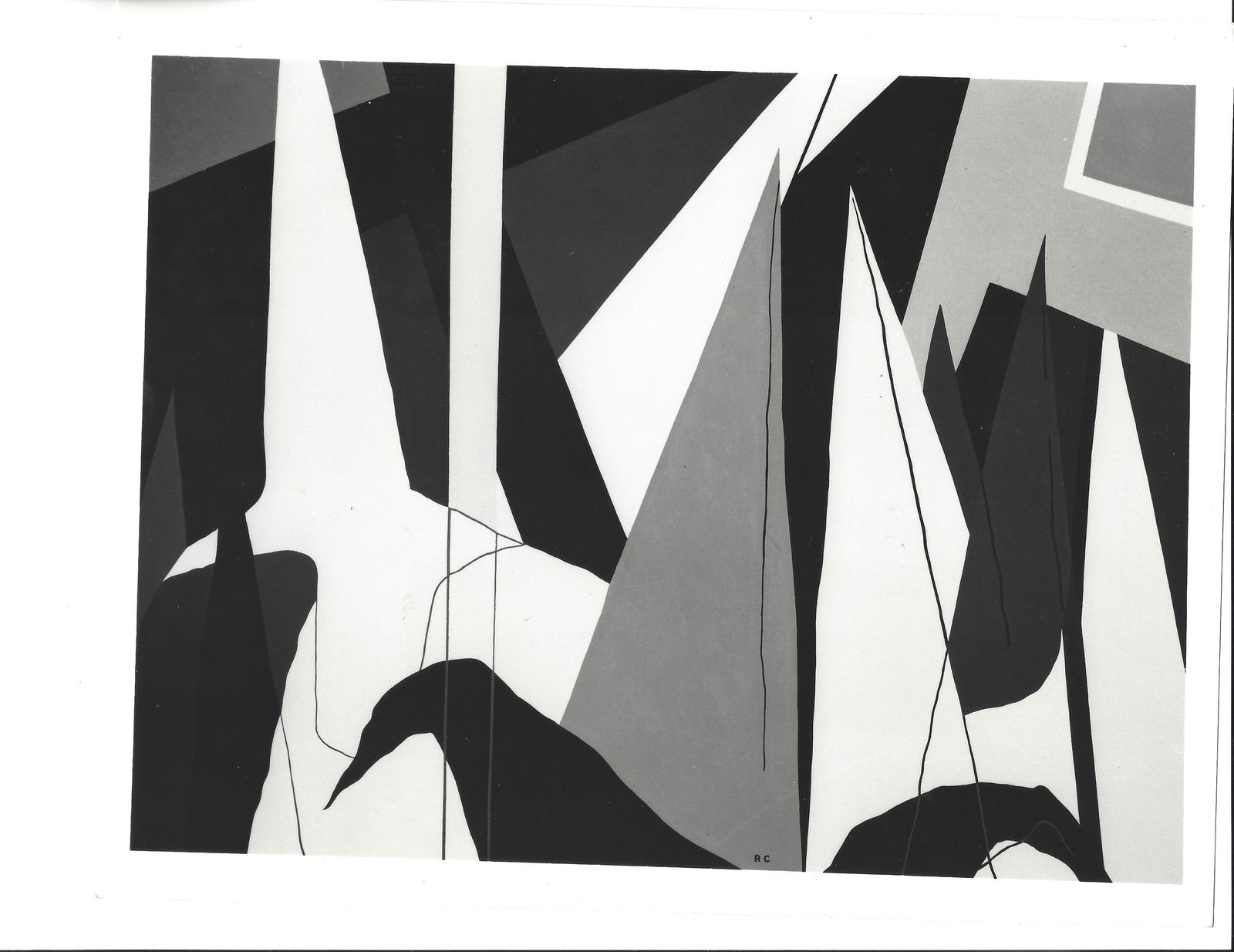 Ralston Crawford Photo Exhibit Art Collection: Ralston Crawford Photo Exhibit Art Collection Title Celebration Los Penitentes. Labeled on the Verso Approx Photo size:8 x 10 inches