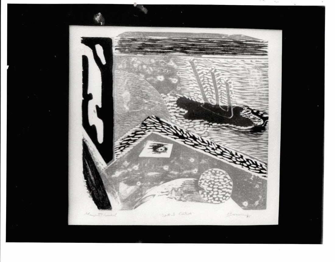 1987 Photo Art Work -Spatial Contact- by Michael Berman (1 of 2)