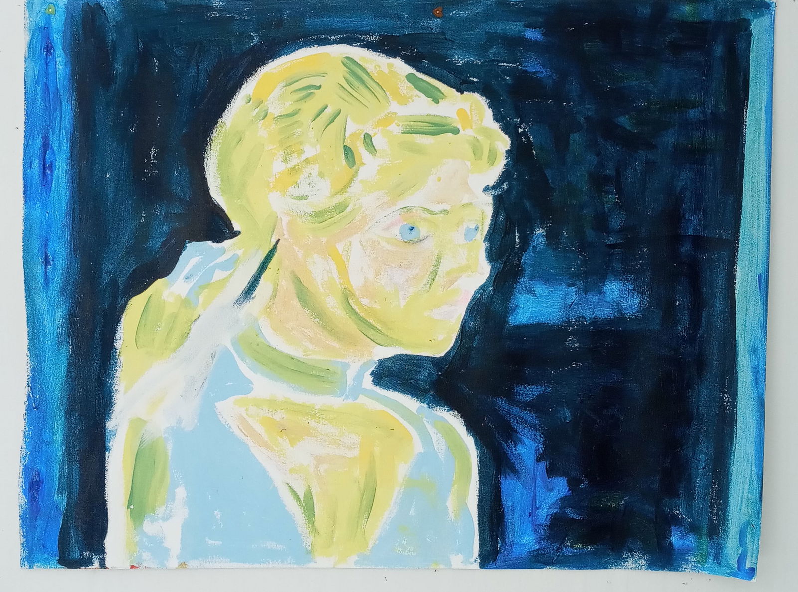 Van Gogh Unsigned Oil Painting on Canvas: Van Gogh Unsigned Oil Painting on Canvas Approx Canvas Measurements: 35 x 27 Inches. Oil Painting on Heavy Cotton Canvas painting.Great Collector Piece it is being sold in the manner or style of the a