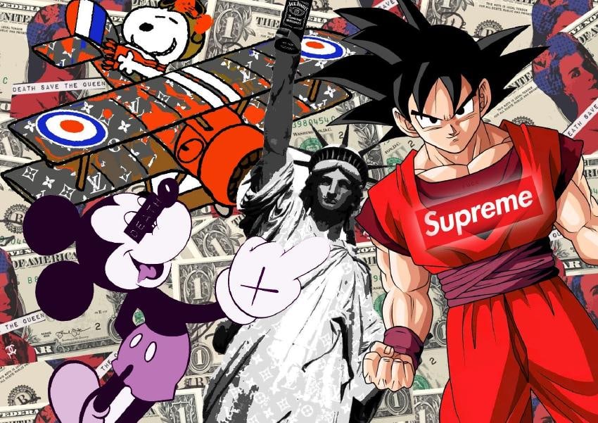 Pop Art Lithograph Print W/Certificated of Authenticity: Pop Art Lithograph Print W/Certificated of Authenticity. Paper Size: 12 1/2 x 17 1/2 Inches. Extra Thick 300 gsm Fine art Paper. Embossed Stamp . NYC Death. Excellent Condition. See photos.