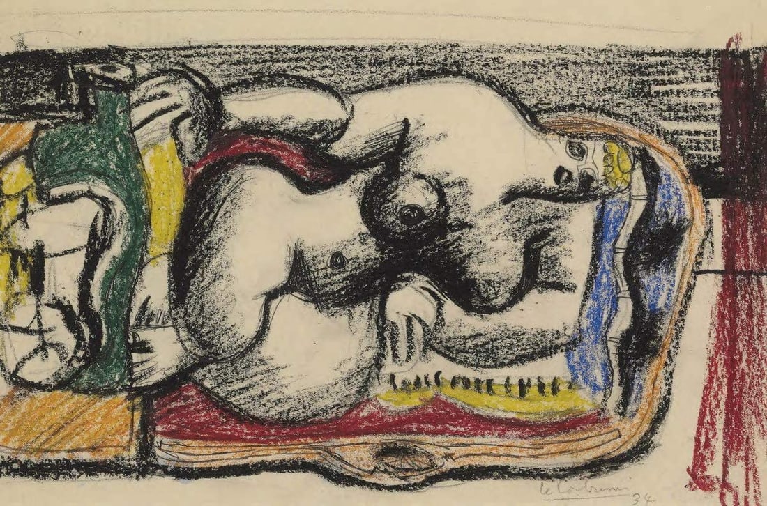 Le Corbusier Plate Lithograph Print (1 of 1)