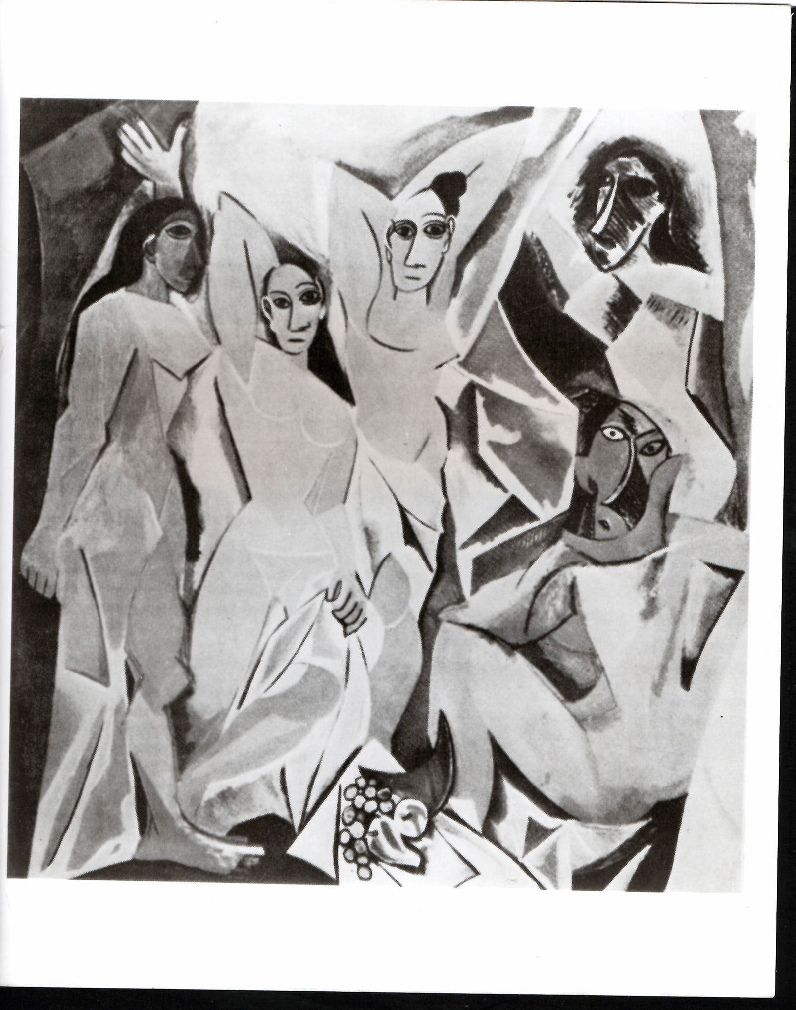 1972 Photography Pablo Picasso Artist and His Models by: 1972 Photography Pablo Picasso -Les Demoiselles d\'Avignon - by Pablo Picasso Painting -- Stamped on verso. Provenance: New York-based Photography Collector.Approx Size: 10 x 8 inches. Photo may have