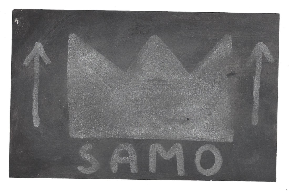 JMB Signed - NYC-SAMO - Painting Souvenir Subway Art Postcard Collection (1 of 2)