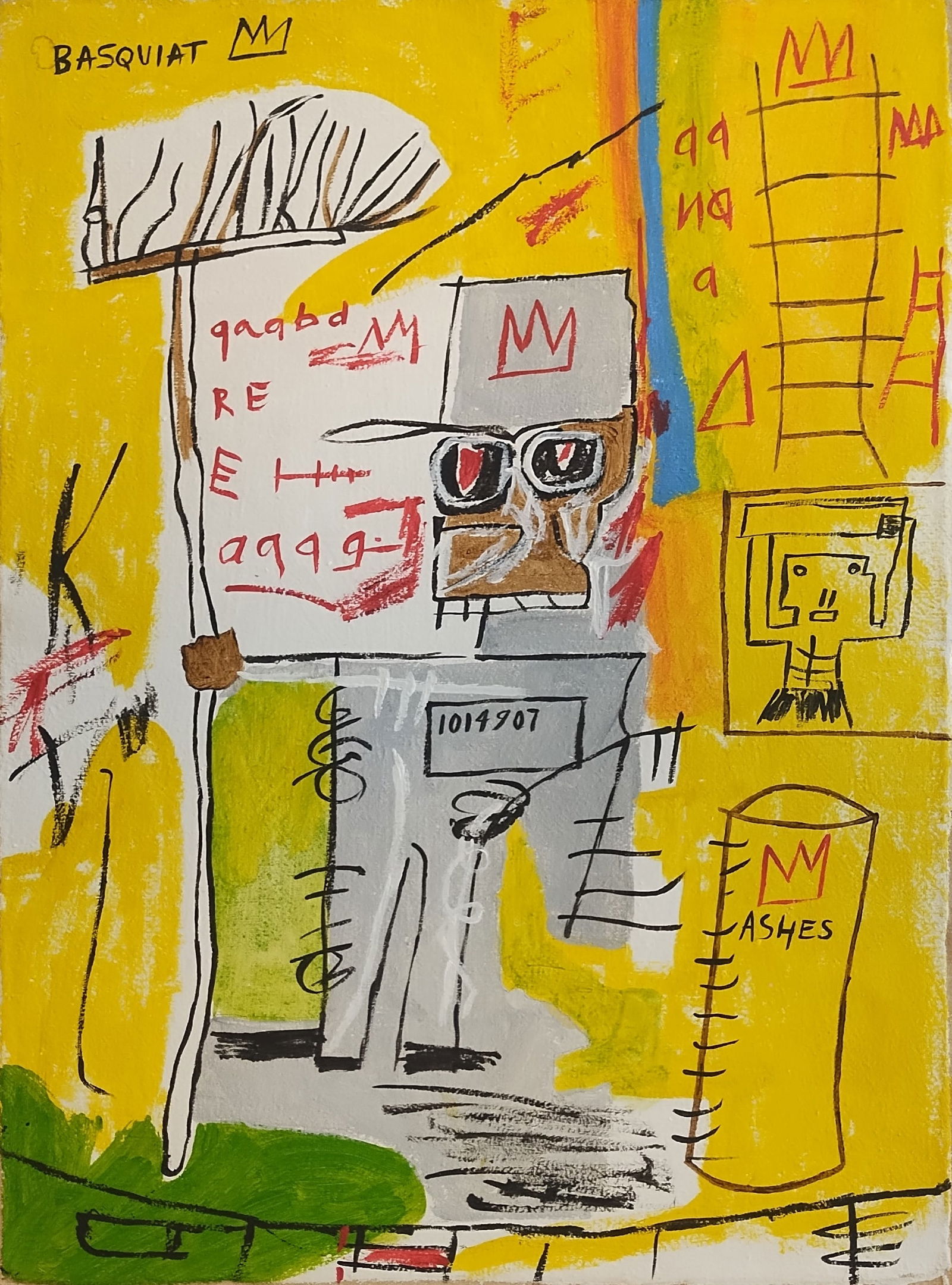 Abstract Painting on Canvas. (1 of 2)