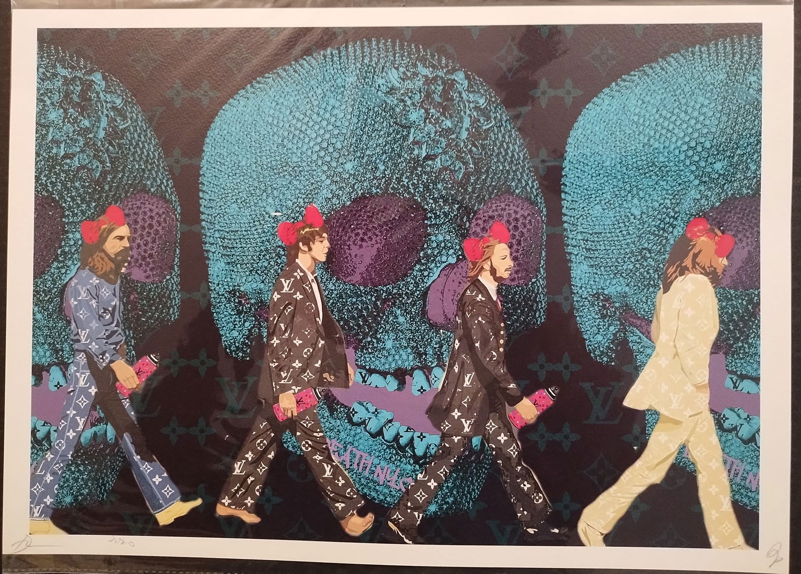 Large Pop Art Lithograph Print W/COA and Seal of Authenticity (1 of 1)