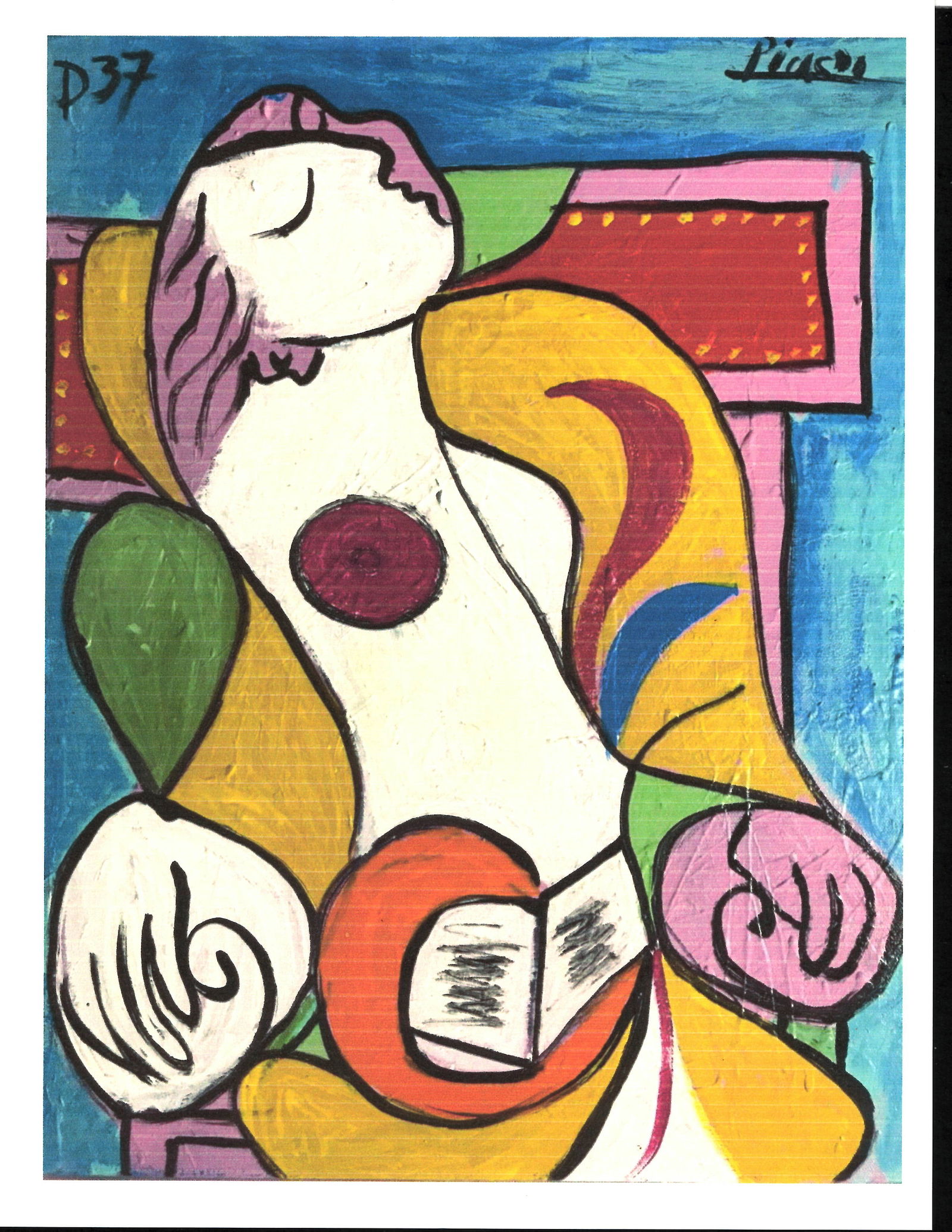 Pablo Picasso Fine Art drawing/print Ink on Paper (1 of 2)