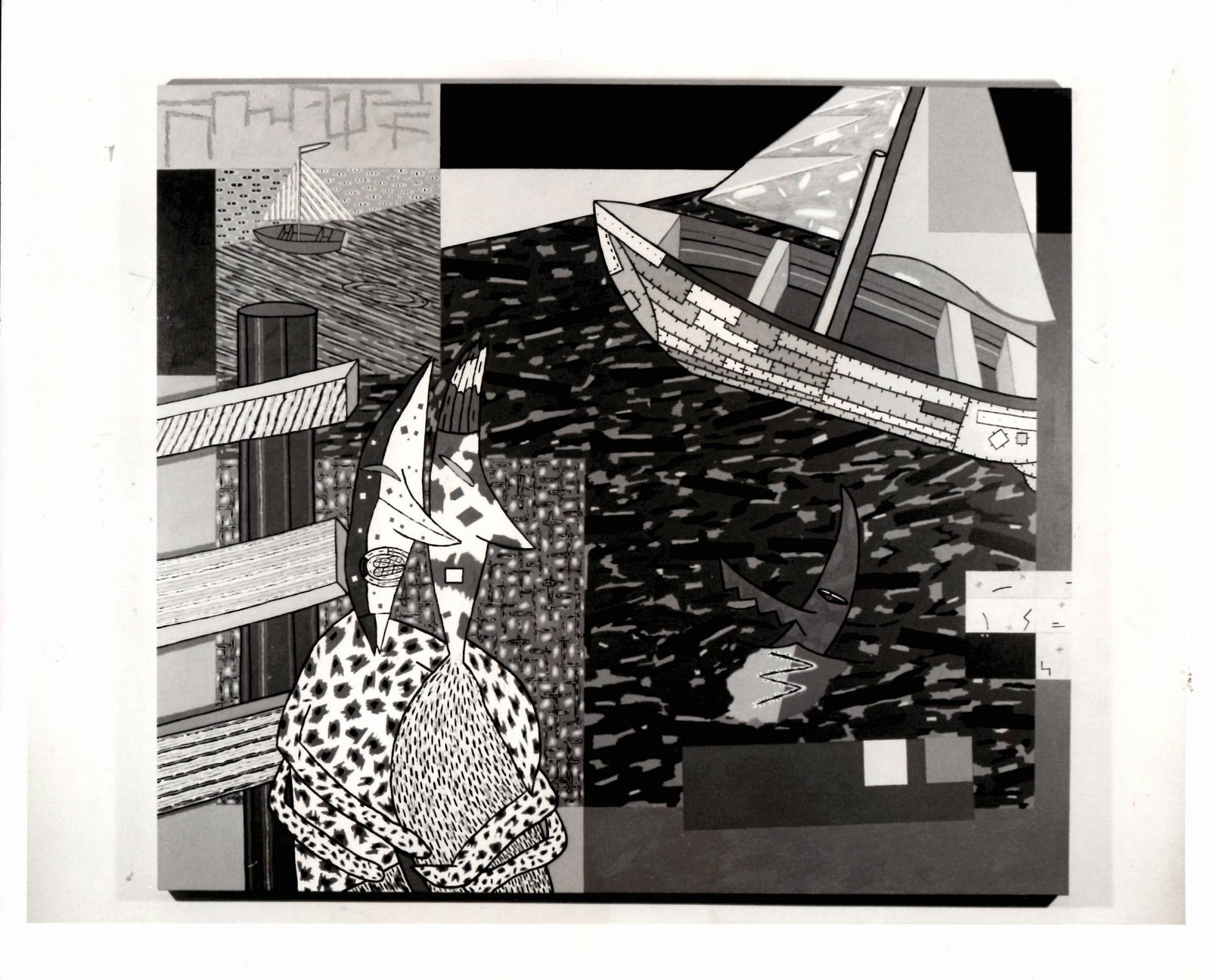 1978 Photography. Untitled Painting By David Storey Hansen-Fuller Gallery: 1978 Photography. Untitled Painting By David Storey Hansen-Fuller Gallery Approx Photography Size: 10 x 8 inches.Provenance: New York-Based Photography Collector & Curator . Collection of Historic and