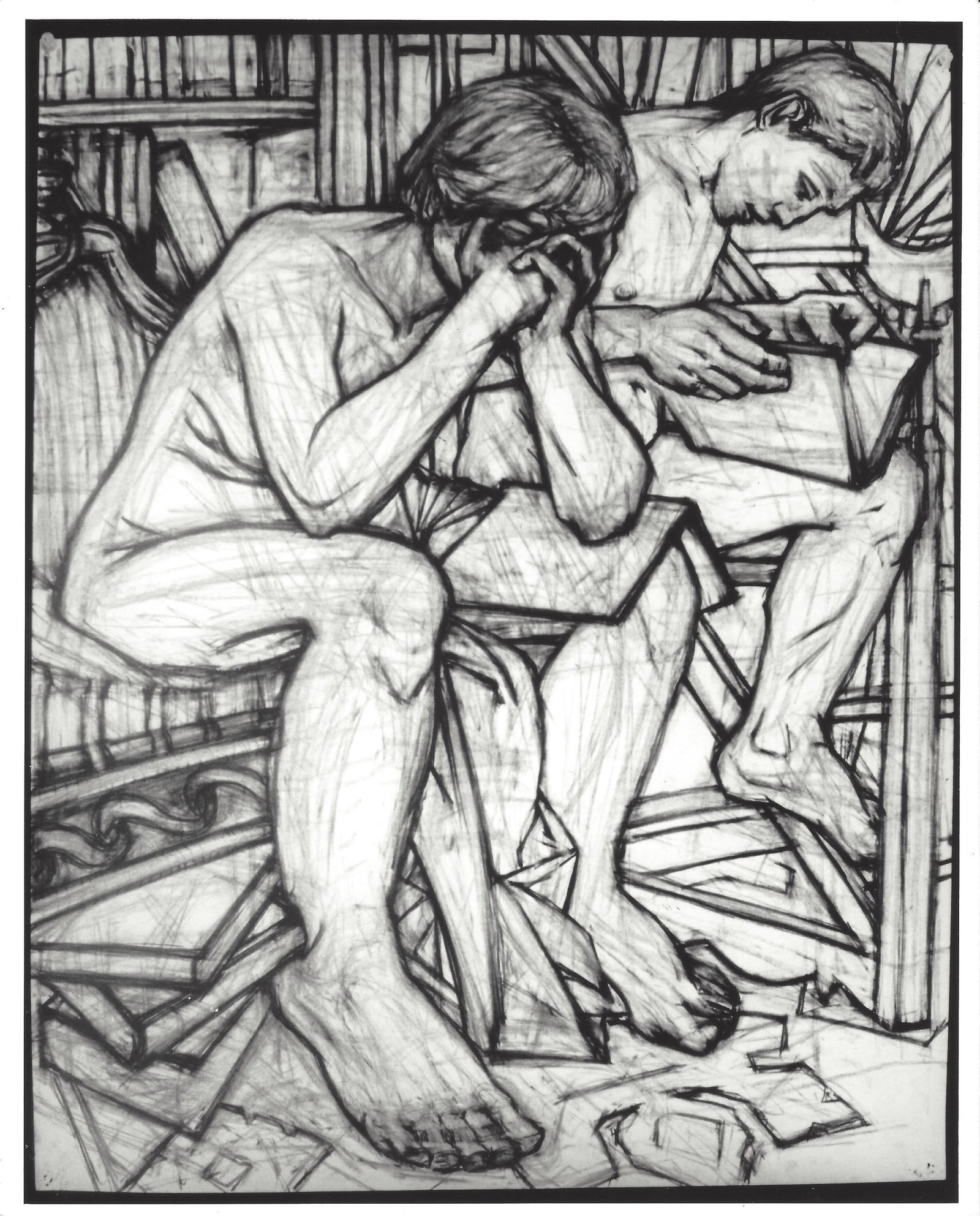 1988 James Cogswell Paintings Drawings Frances Wolfson (1 of 2)