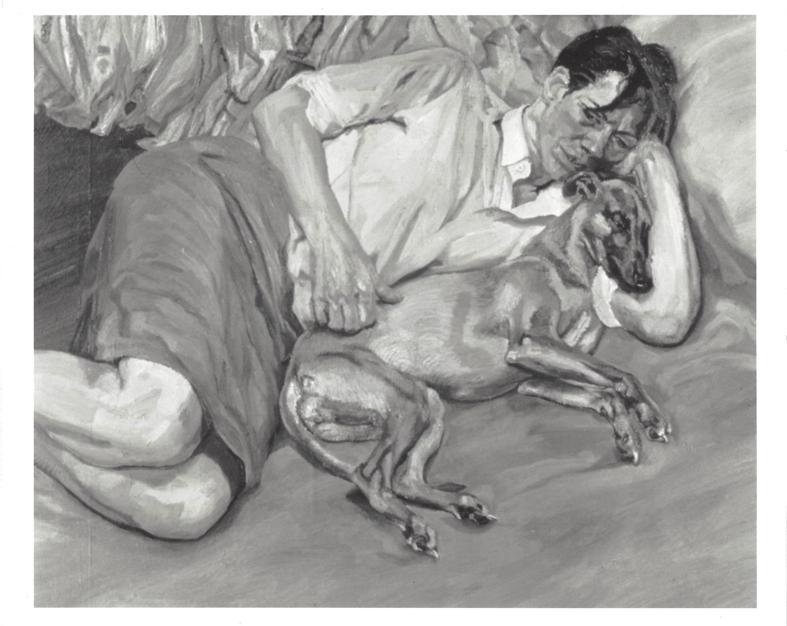 1996 Press Photo "Double Portrait" Painting by Artist Lucian Freud . Vintage Photo.: 1996 Press Photo "Double Portrait" Painting by Artist Lucian Freud . Vintage Photo. Approx Size: 10x 8 Inches. Provenance: New York-Based Photography Collector & Curator -Collection of Rare Photograph