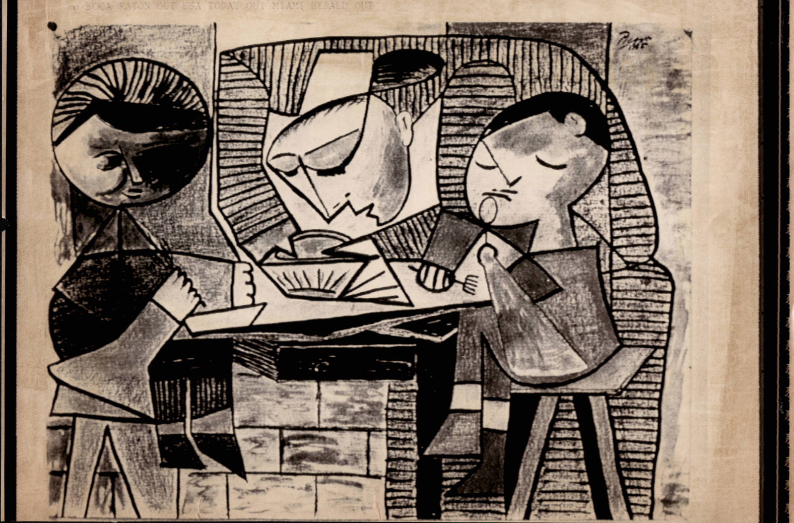 Pablo Picasso Photography. Portrait Drawing: Pablo Picasso Photography. Portrait Drawing.Good Condition See Photos.The condition of lots sold in our auctions can vary widely due to factors such as age, previous damage, restoration, repair and we