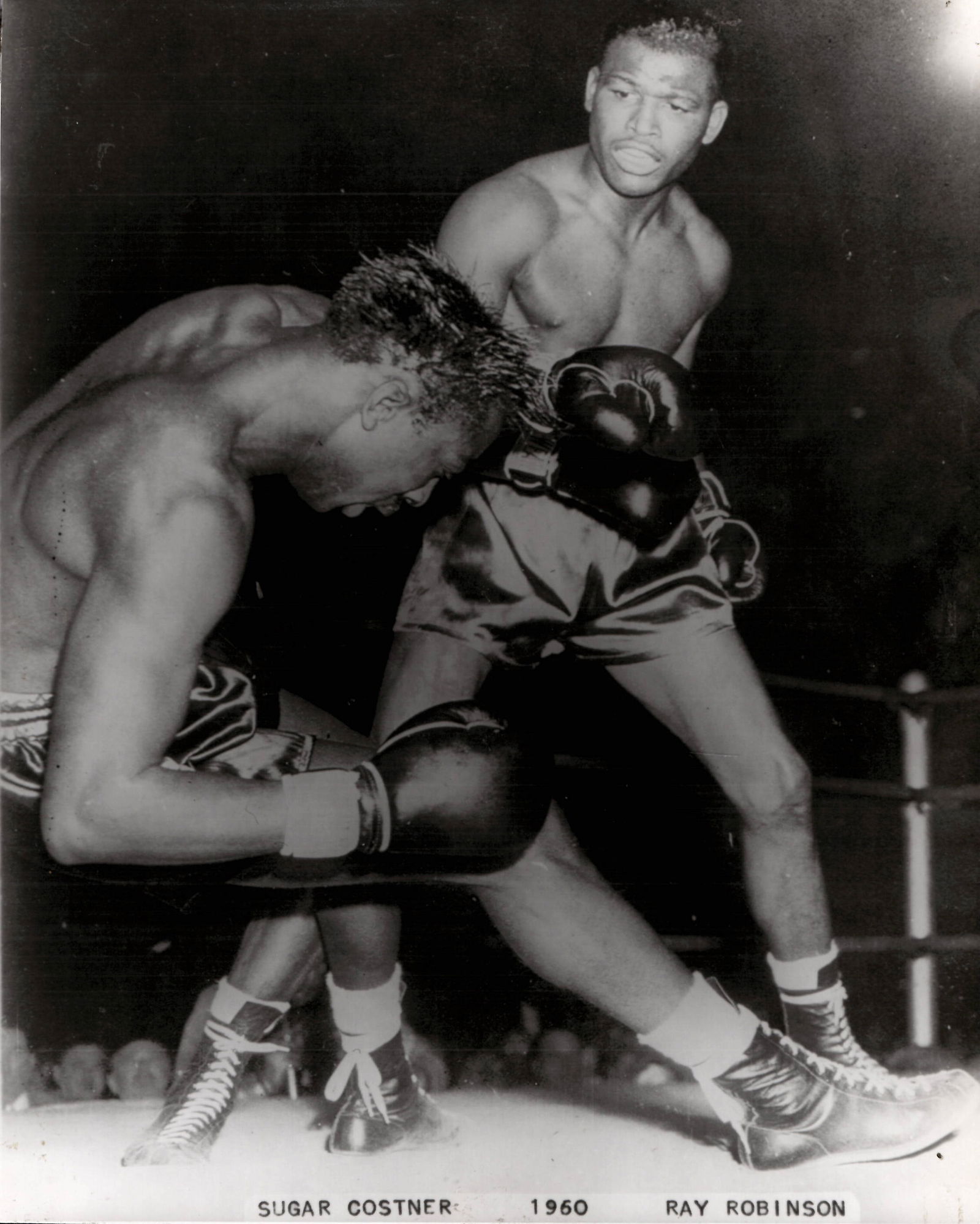 1951 Kid Gavilan vs Ruby Goldstein.Boxing Photography (1 of 2)