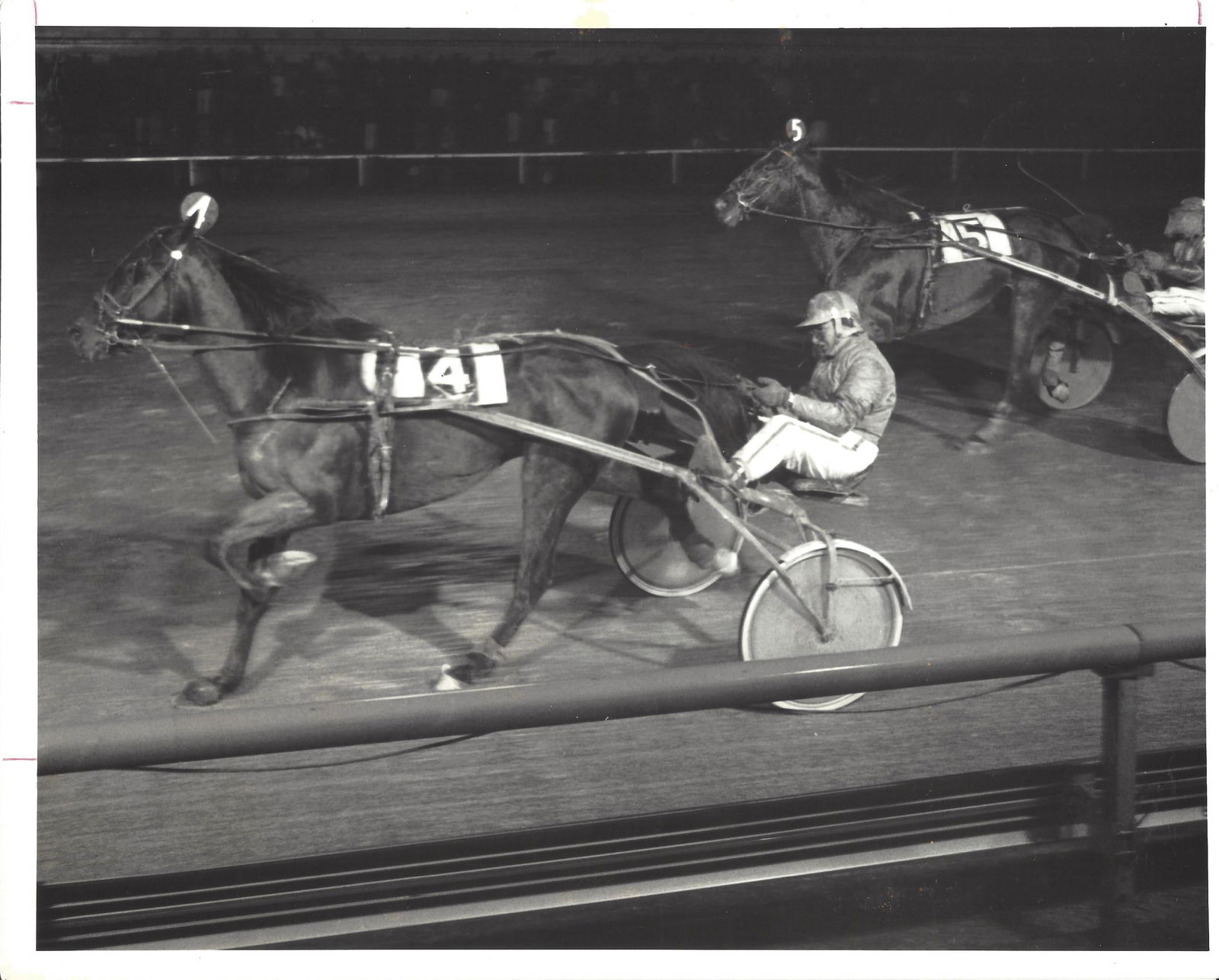 1979 Harness Racing Photo Horse "Super Spur" Barry Drury (1 of 2)