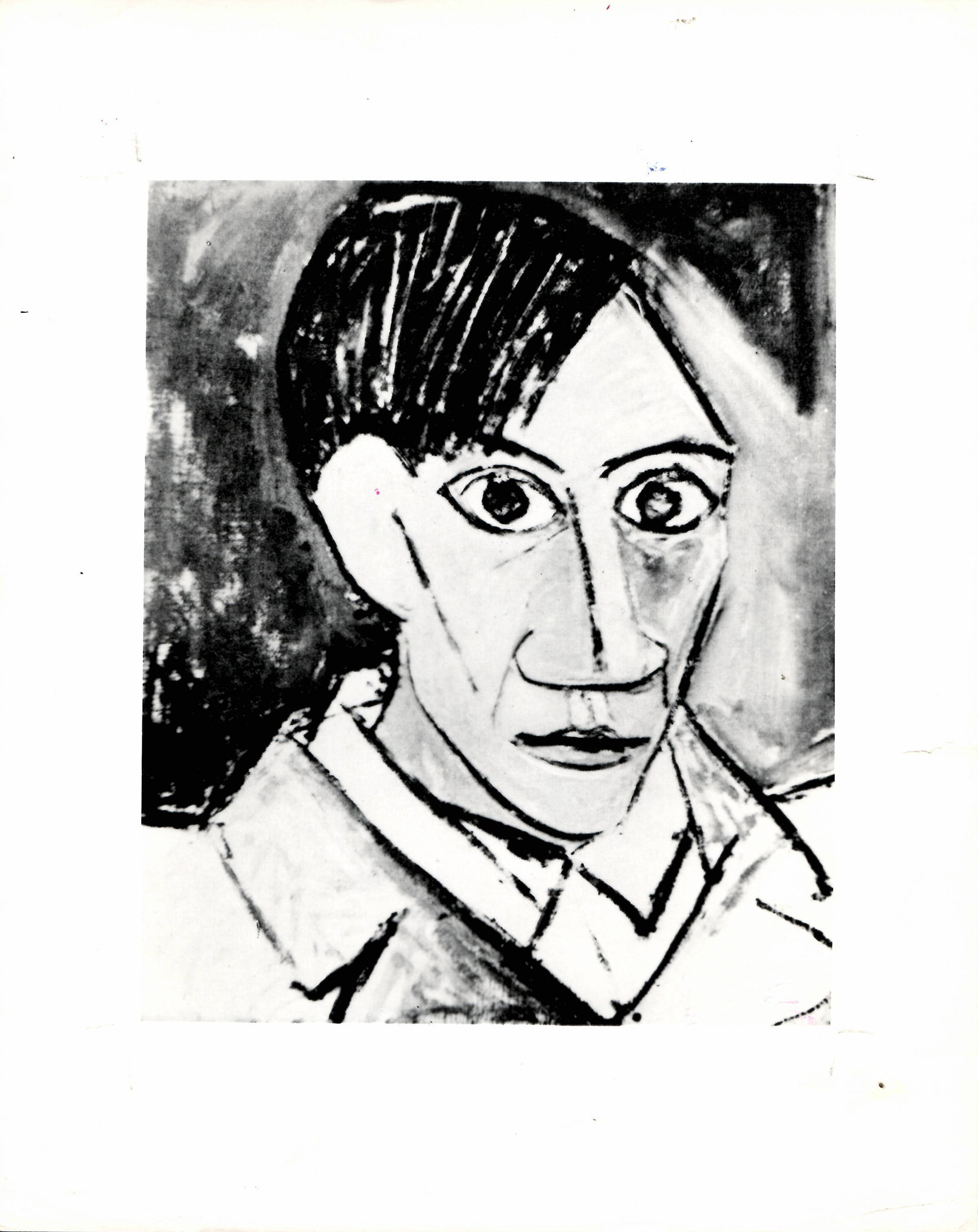 1907 Photography Pablo Picasso Self-Portrait Displayed at New York's MOMA (1 of 2)