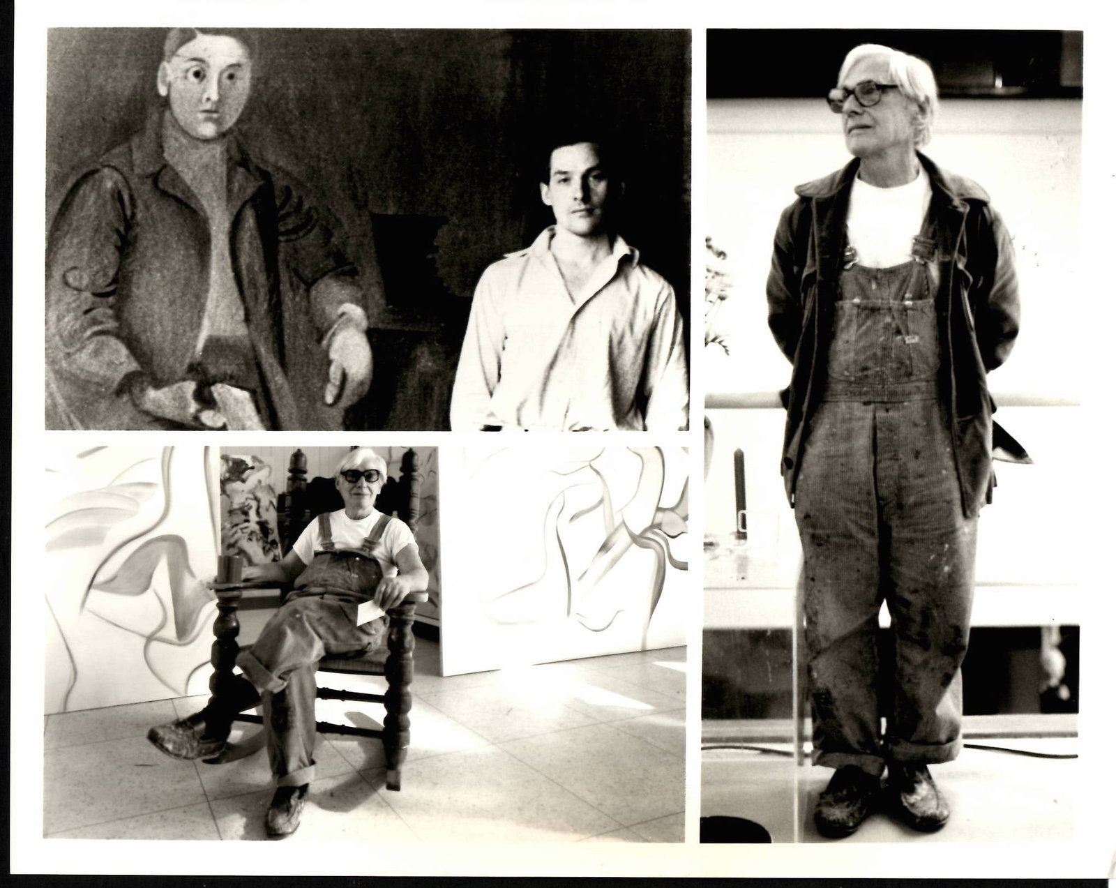 1968 Photo Willem de Kooning: Press American Abstract Expressionism Artist Willem de Kooning photo. Strokes of Genius; A Cort Production Presented on PBS by KERA TV, Dallas/Fort Worth; Changing Style- As a young man, Willem de Koo