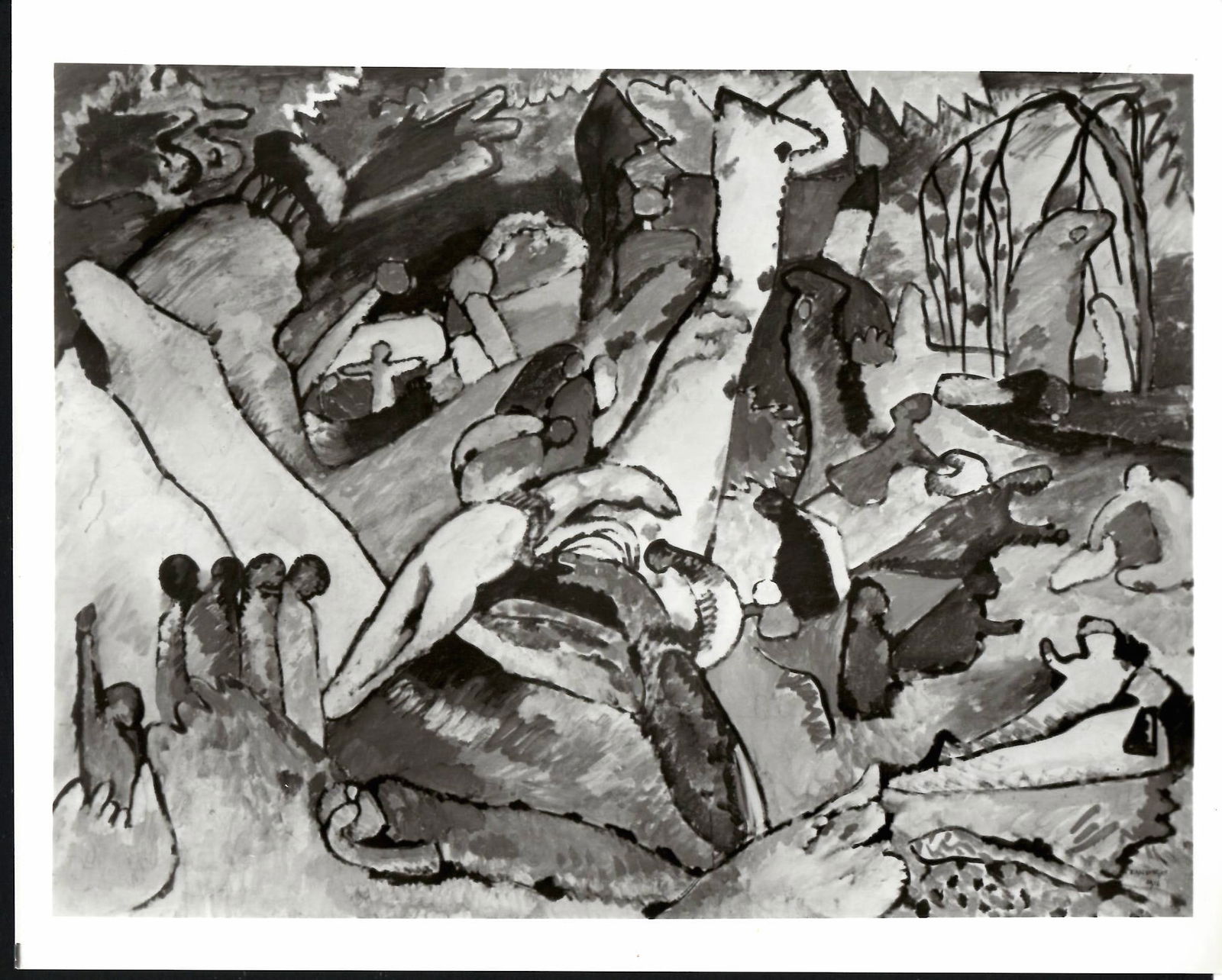 Vasily Kandinsky Guggenheim Museum NYC Photo Exhibit Ar: Vasily Kandinsky Guggenheim Museum NYC Photo Exhibit Art.This listing is for a black and white photographic of artworks displayed at the Kandinsky in Munich 1896-1914 exhibition held at the Guggenheim