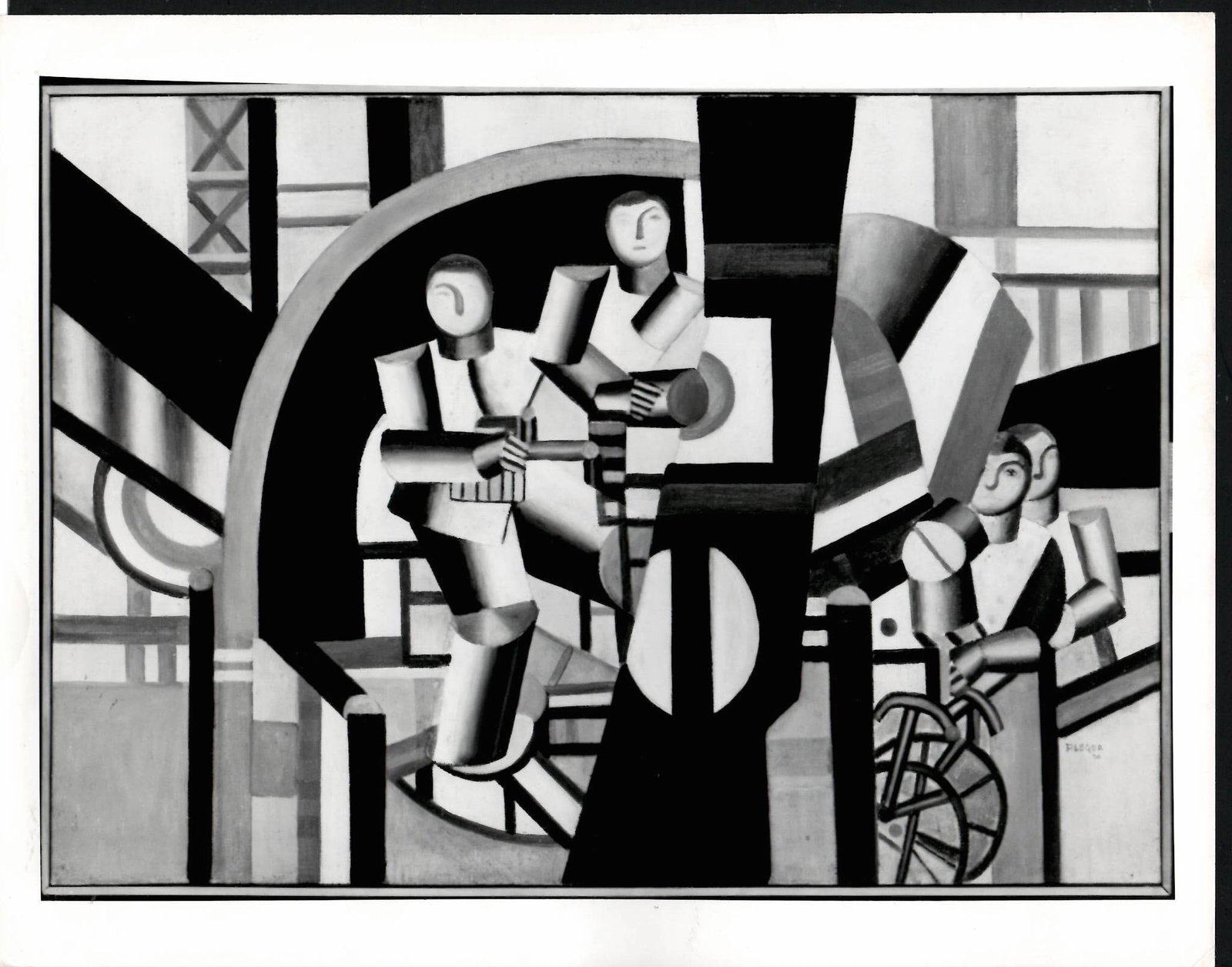 1995 Photo Joseph Fernand HenriLeger Painter Sculptor: 1995 Photo Joseph Fernand HenriLeger Painter Sculptor-Metropolitan Museum Photo size:10 x 8 inches Provenance: New York-Based Photography Collector & Curator -Collection of Rare Photographs. Photo may