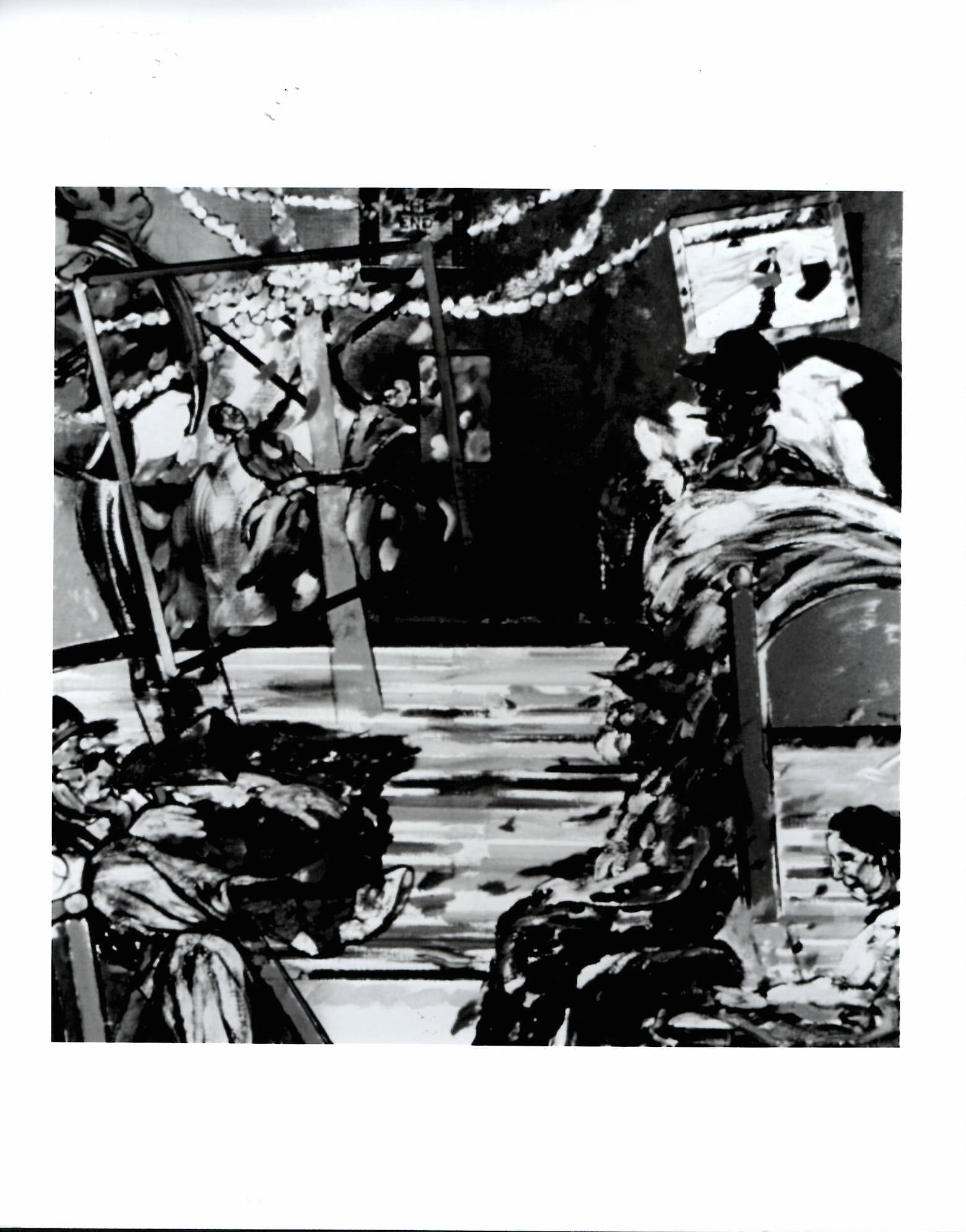 R.B.. Kitaj Art NYC Photo Metropolitan Museum: R.B. Kitaj Art NYC Photo Exhibit Metropolitan Museum of art .Labeled on the verso Approx Photo size:8 x 10 inches