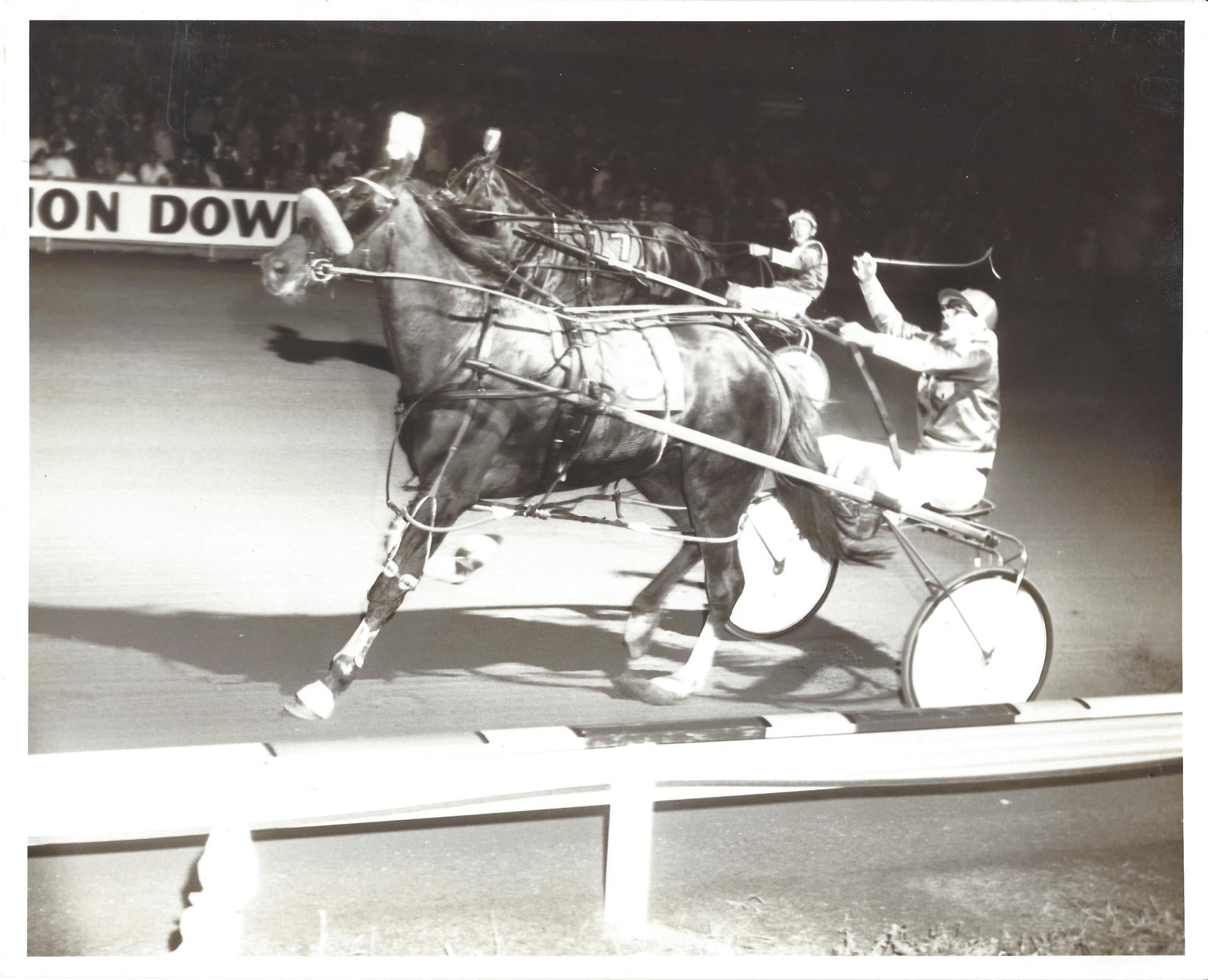 1970s Harness Racing Photo Horse "Commander Dell" John Hayes Vernon Downs: 1970s Harness Racing Photo Horse "Commander Dell" John Hayes Vernon Downs. Provenance: New York-Based Photography Collector & Curator -Collection of Rare Photographs. Approx Size: 8 x 10 inches. Photo