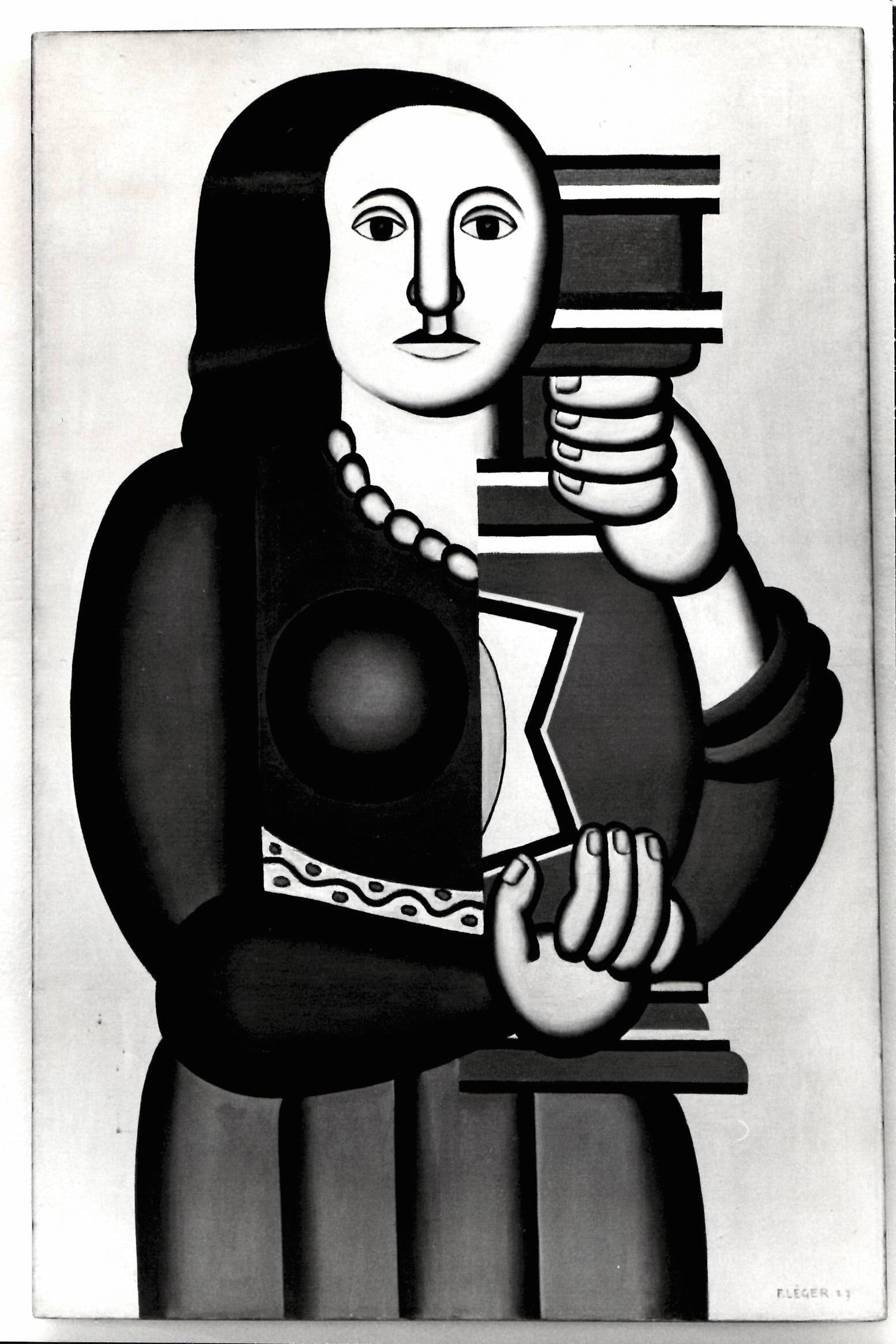 Woman Holding a Vase(1927) FERNAND LEGER 1950s Photo (1 of 2)