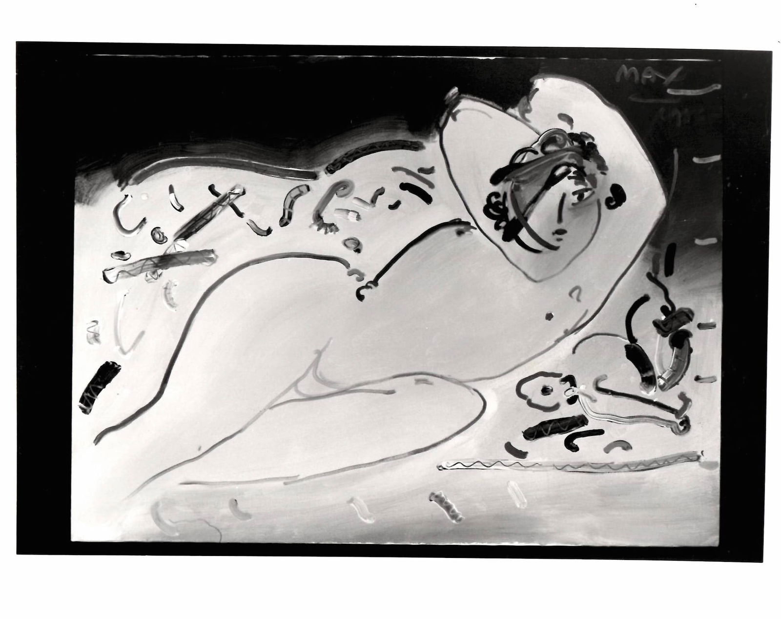 1987 Photo- Peter Max (1 of 2)