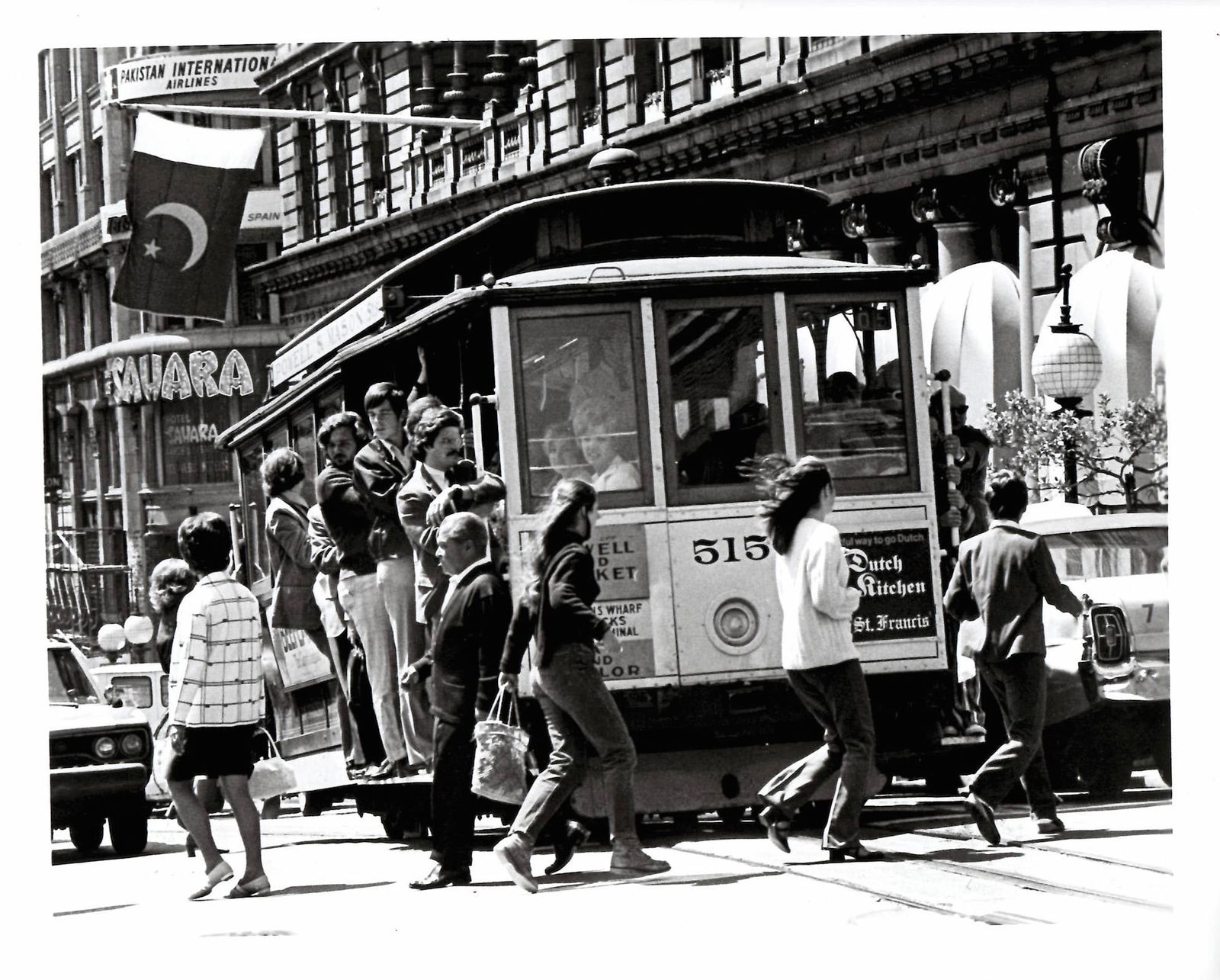 Vintage Photo San Francisco Cable Car At Hotel St. Fran (1 of 2)